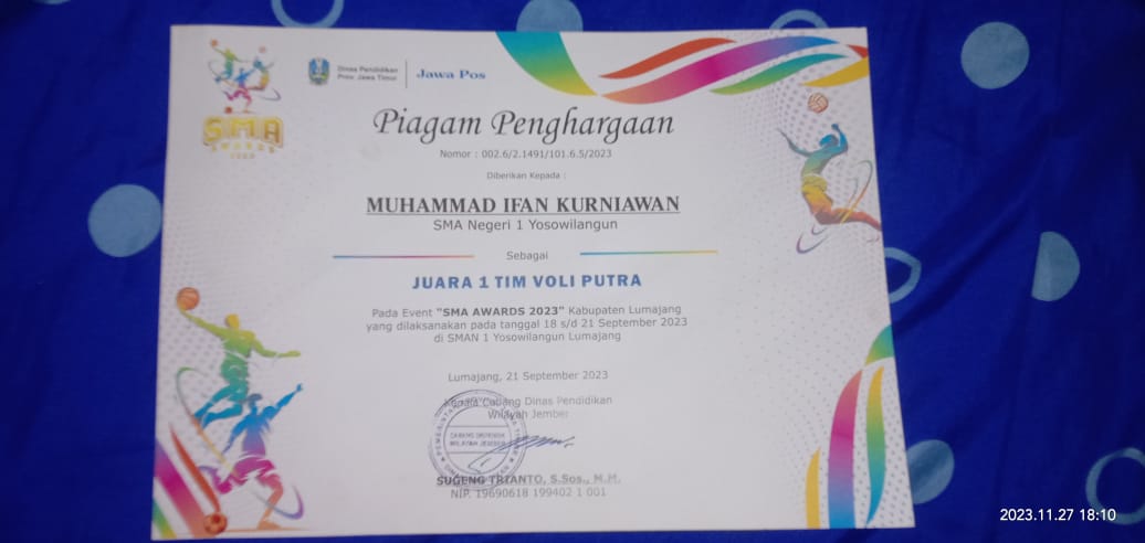 SMA AWARDS 2023 VOLI PUTRA