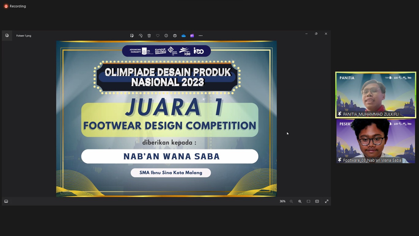 Juara 1 Olimpiade Desain Produk Nasional 2023