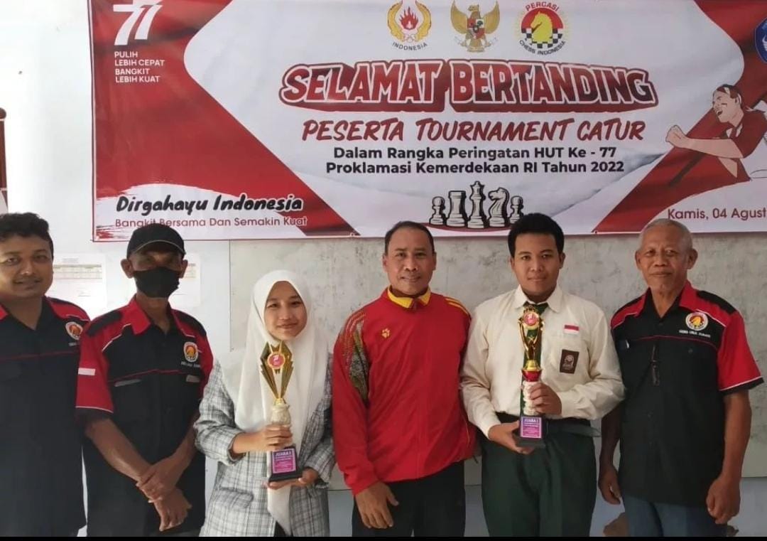 Turnamen Catur Antar SMA se- Kabupaten Trenggalek dalam Rangka PHBN HUT RI ke-77 Tahun 2022