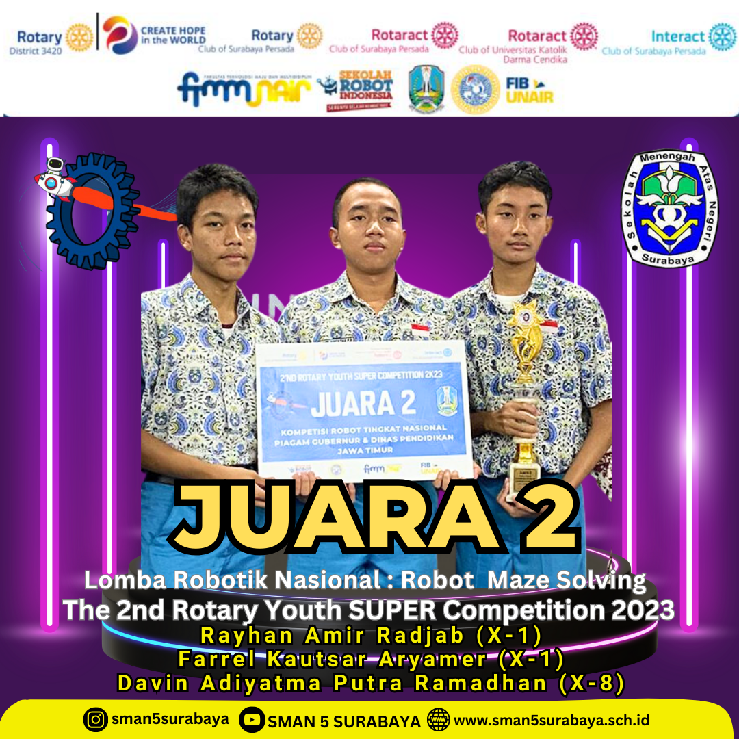 Lomba RYSC 2023 (Rotary Youth Super Competition) - Kategori Robot Maze Solving