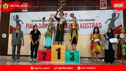 Kejuaraan Dancesport Kabupaten Ngawi Piala Danyon Armed 12 Kostrad di Aula Angincipi Yudha Yon Armed 12 Ngawi Kategori Tari DUO