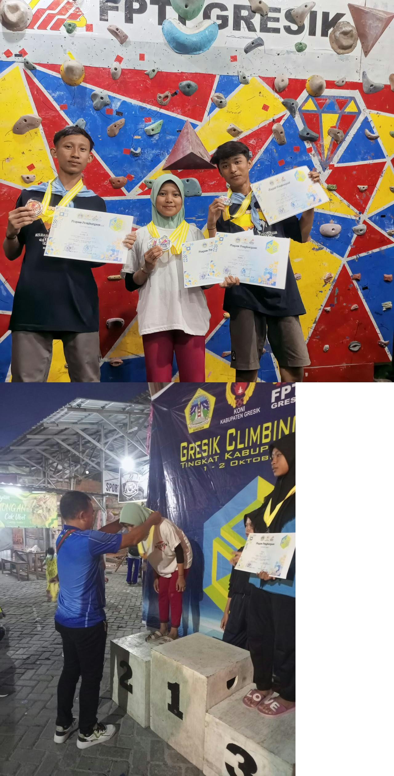 KEJUARAAN PANJAT TEBING KABUPATEN GRESIK