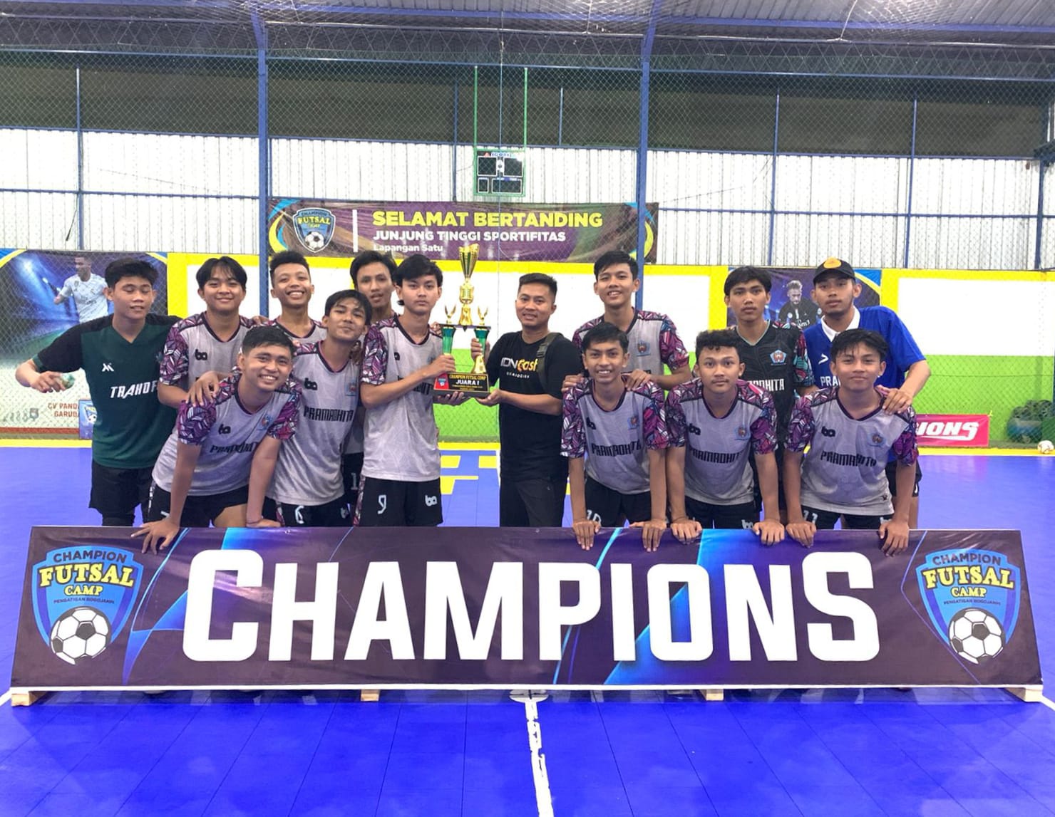 JUARA 1 CHAMPIONS FUTSAL CAMP