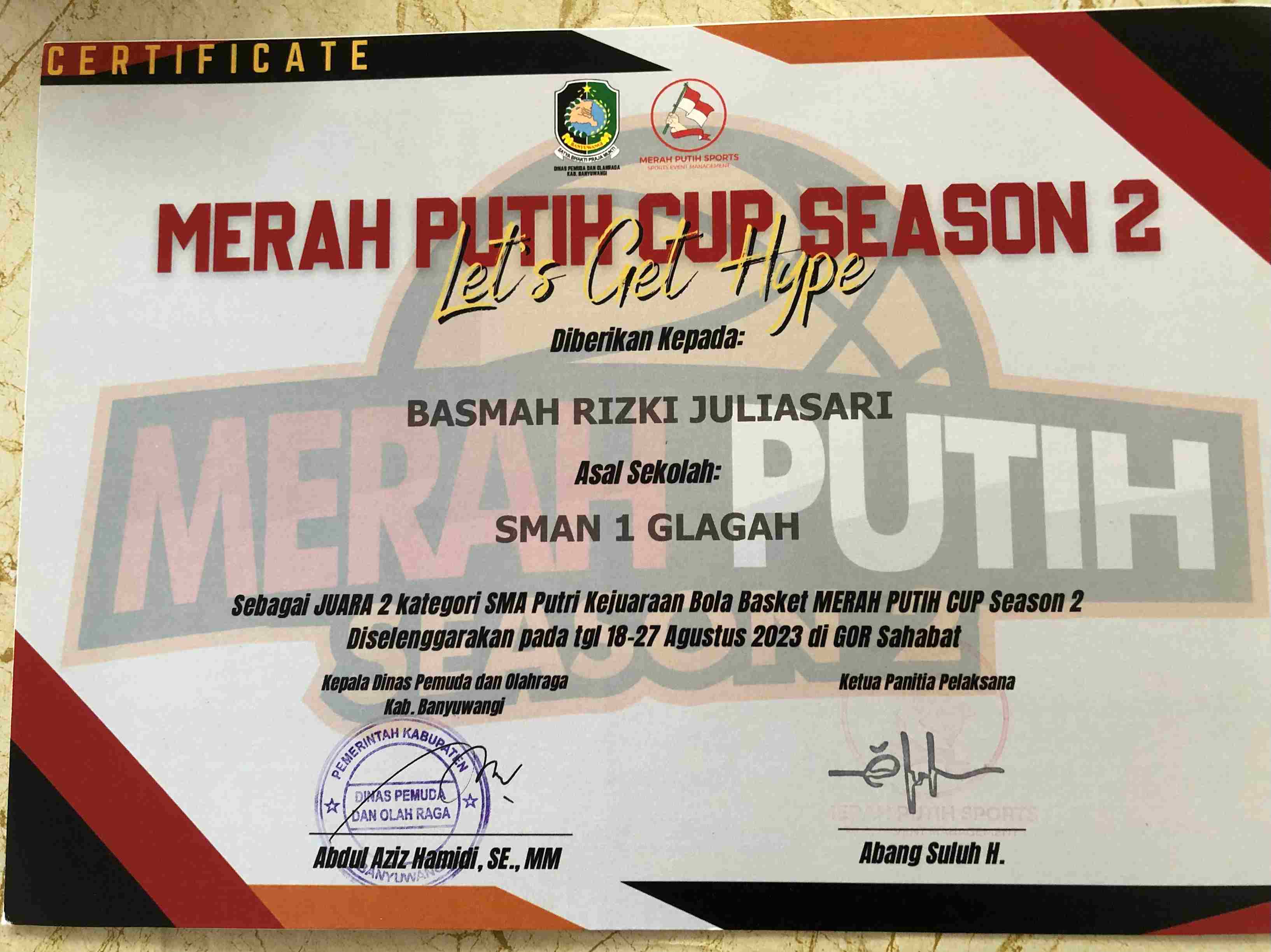 Kejuaraan Bola Basket Merah Putih Cup Season 2