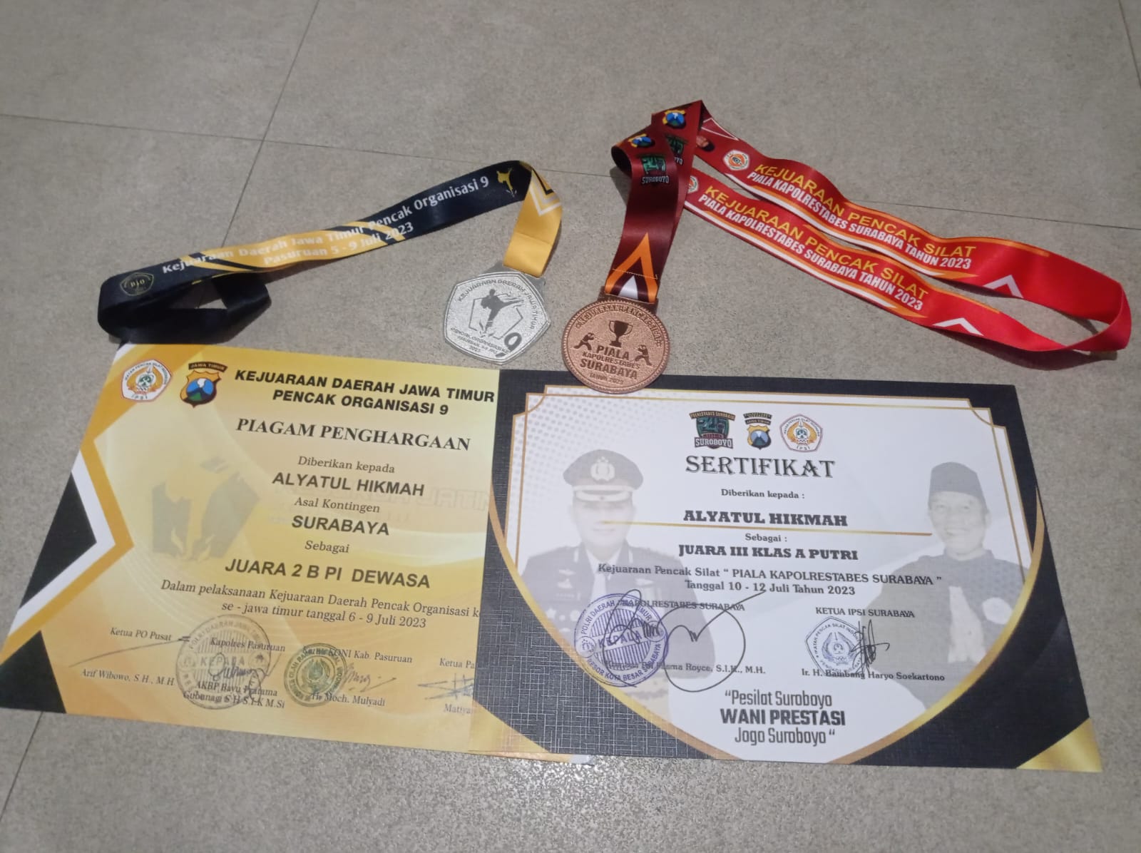 PENCAK SILAT PIALA KAPOLRESTABES SURABAYA