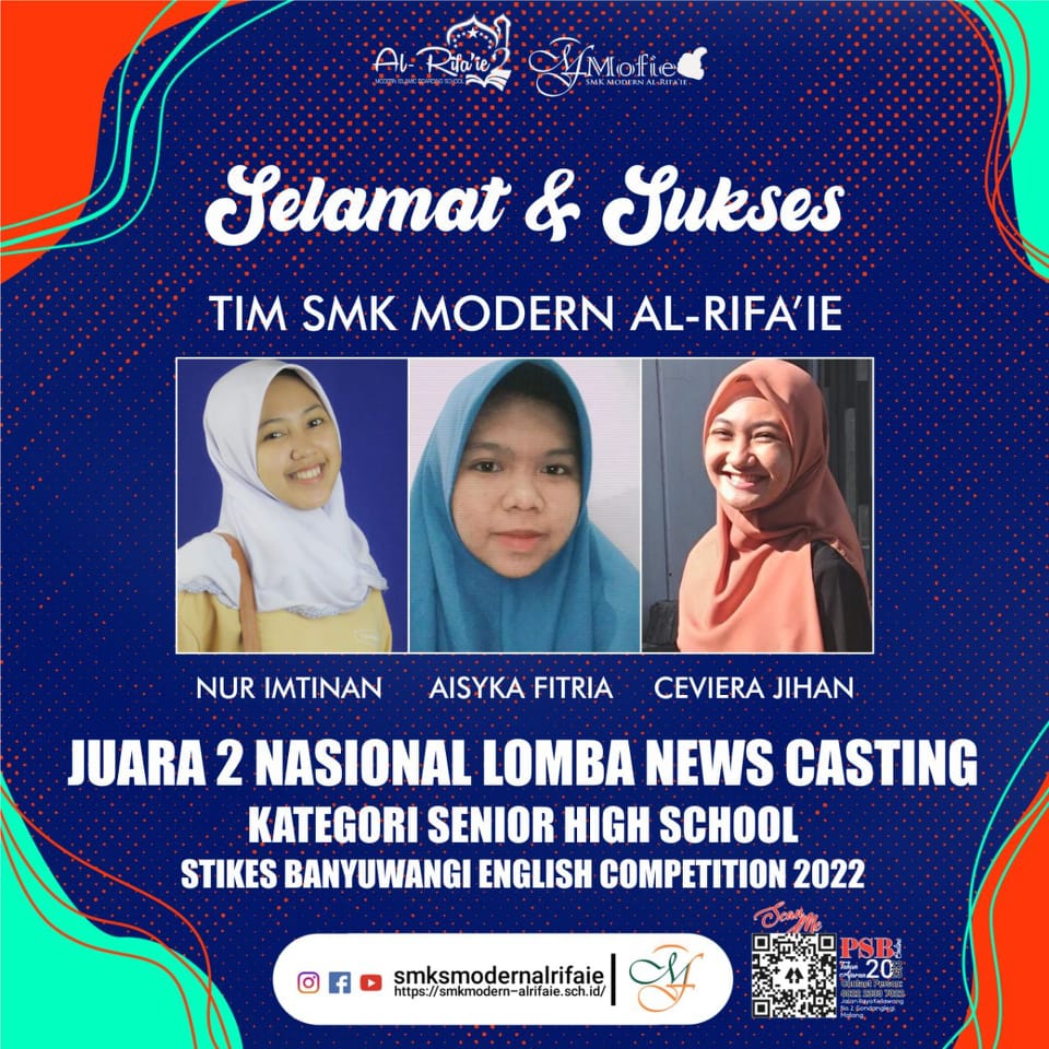 Juara 2 Lomba News Casting SMA Sederajat STIKES Banyuwangi Tingkat Nasional