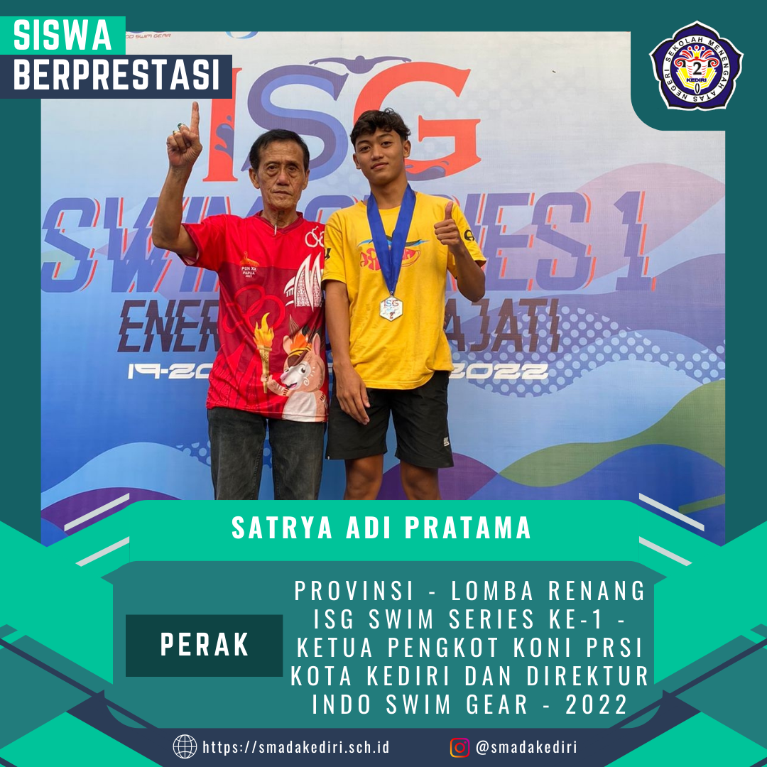 PROVINSI - Lomba renang ISG Swim Series ke-1 - Ketua pengkot Koni PRSI Kota Kediri dan Direktur Indo Swim Gear - 2022