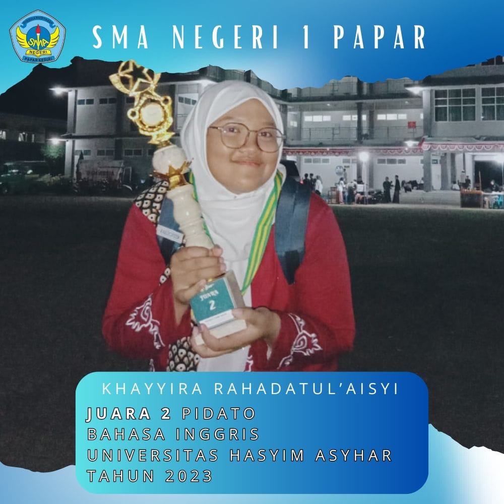 JUARA 2 PIDATO BAHASA INGGRIS 