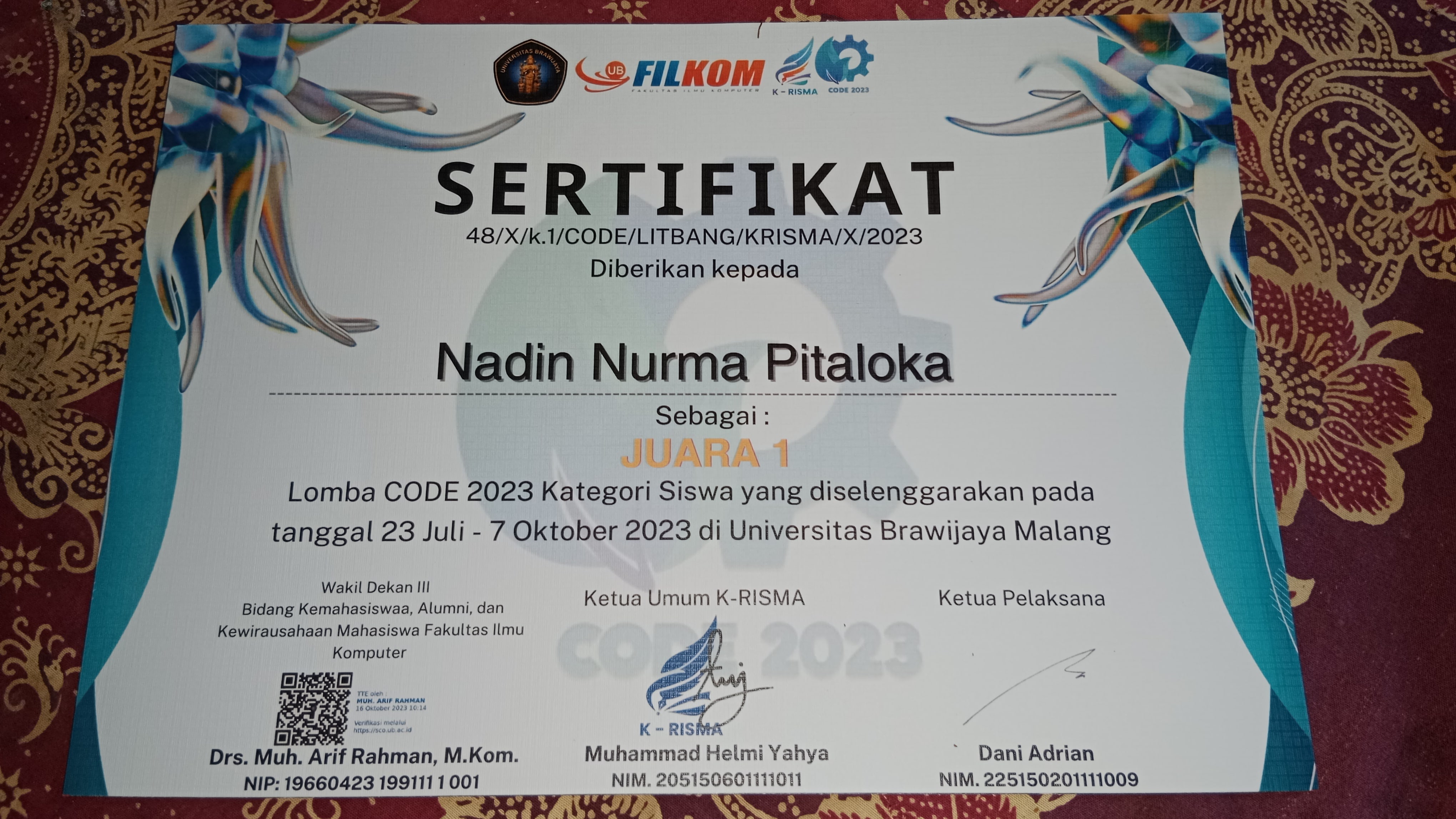 LOMBA MENULIS ESSAY