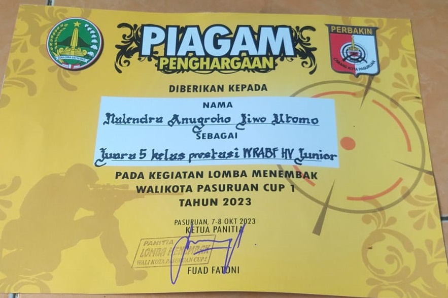 LOMBA MENEMBAK WALIKOTA PASURUAN CUP 1