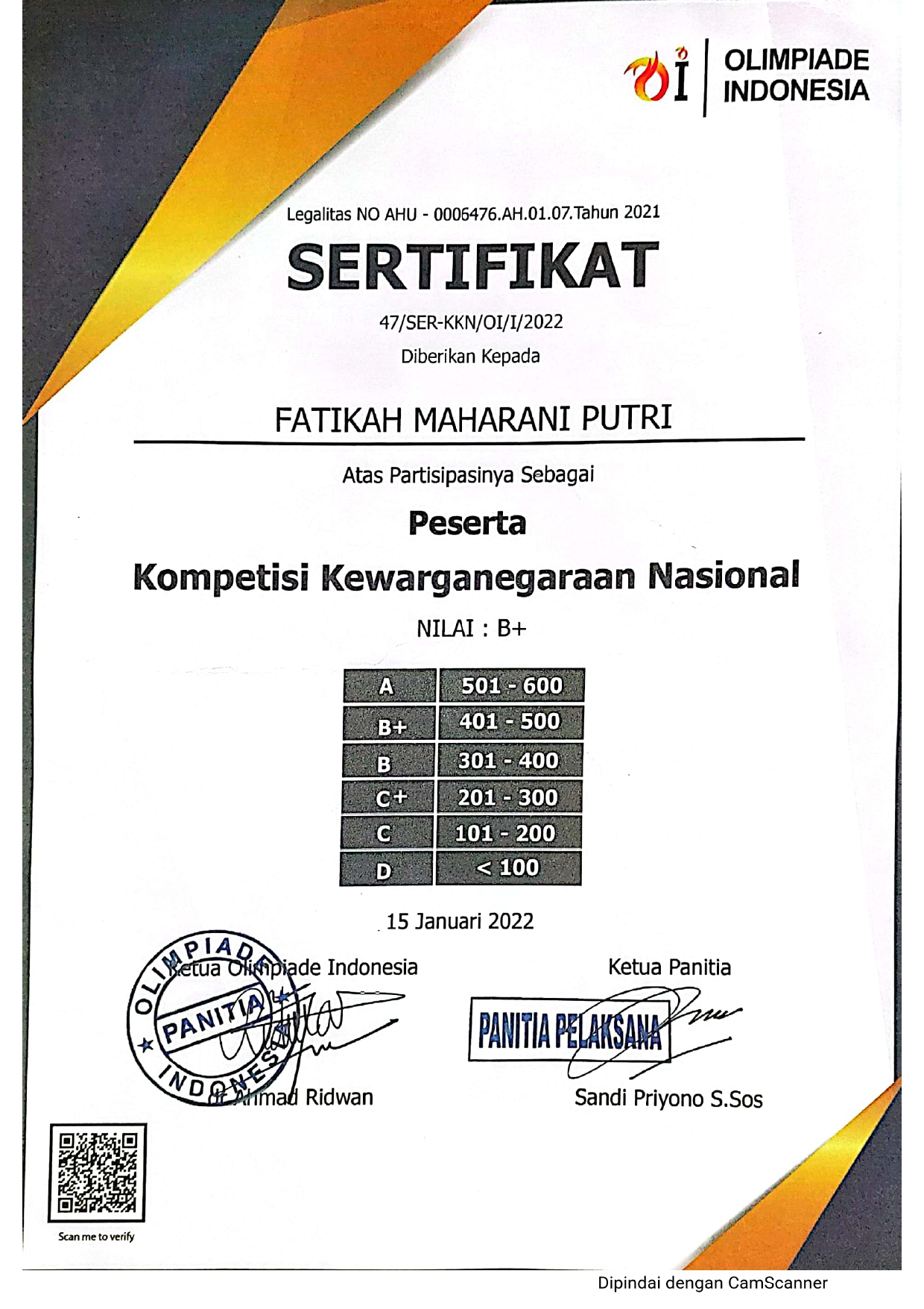 Olimpiade Kewarganegaraan Nasional