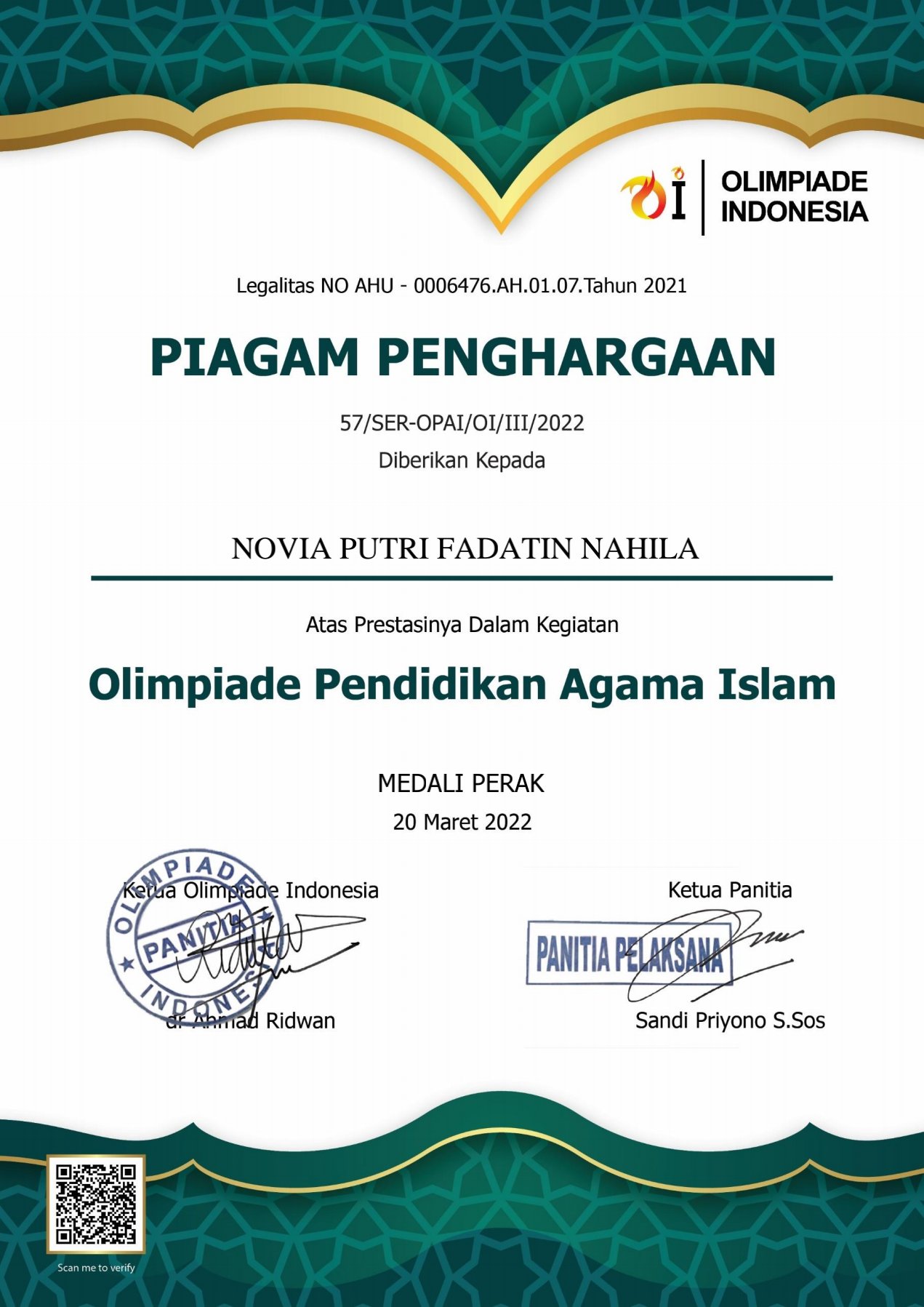 Olimpiade Pendidikan Agama Islam 