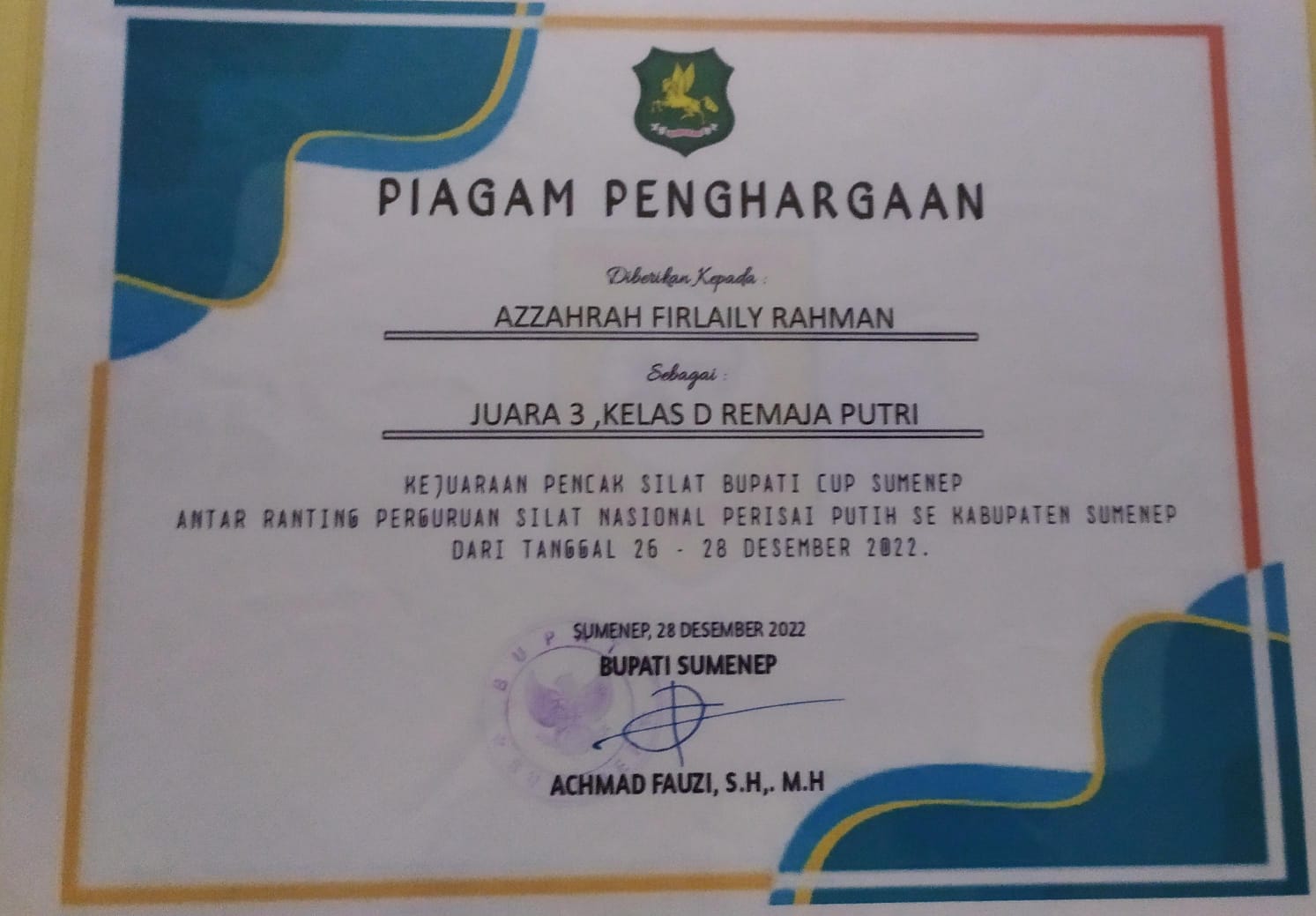 Kejuaraan Pencak Silat Bupati Cup Sumenep