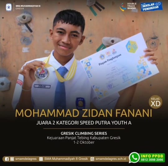 JUARA 2 KATEGORI SPEED PUTRA YOUTH A