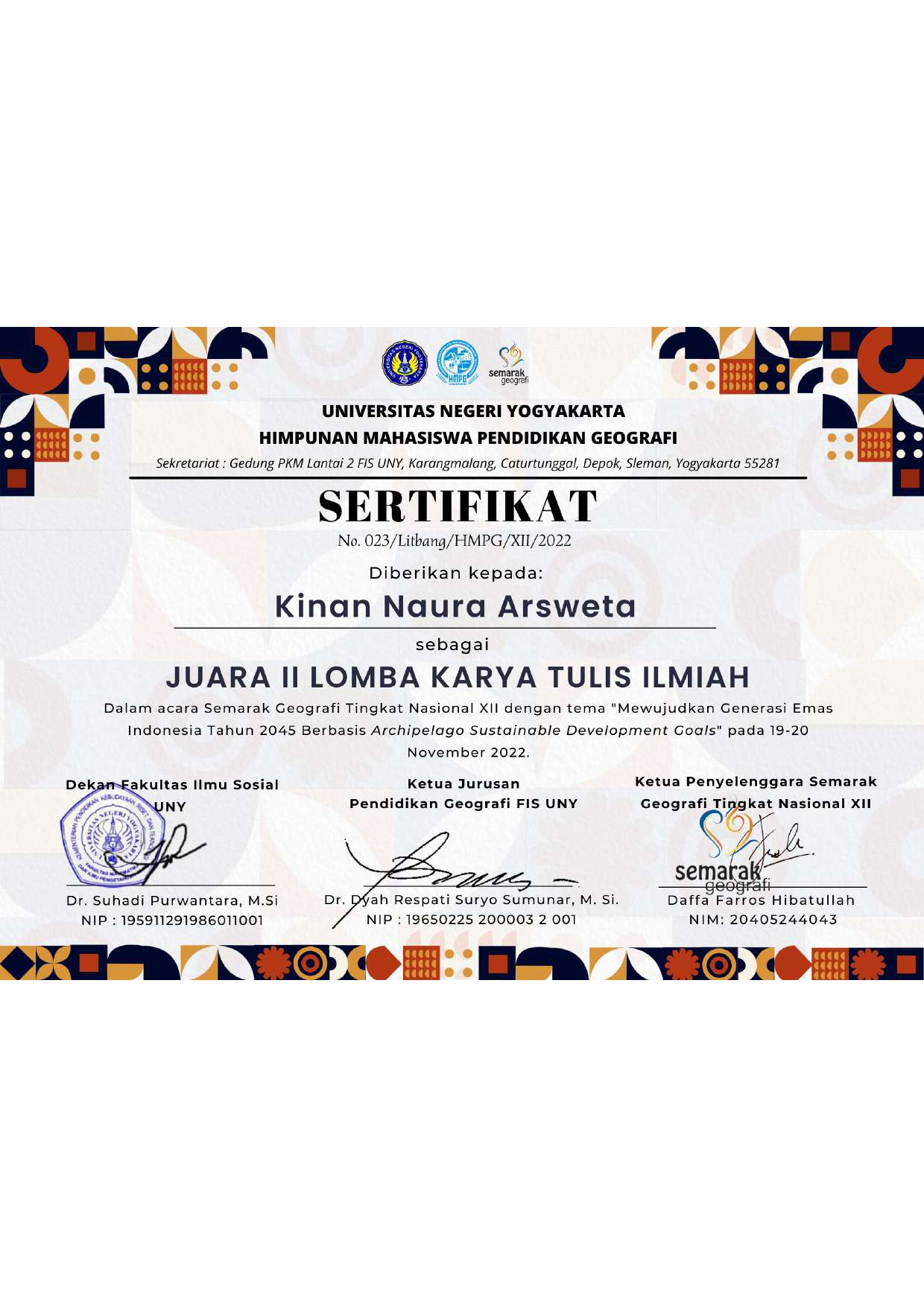 LOMBA KARYA TULIS ILMIAH