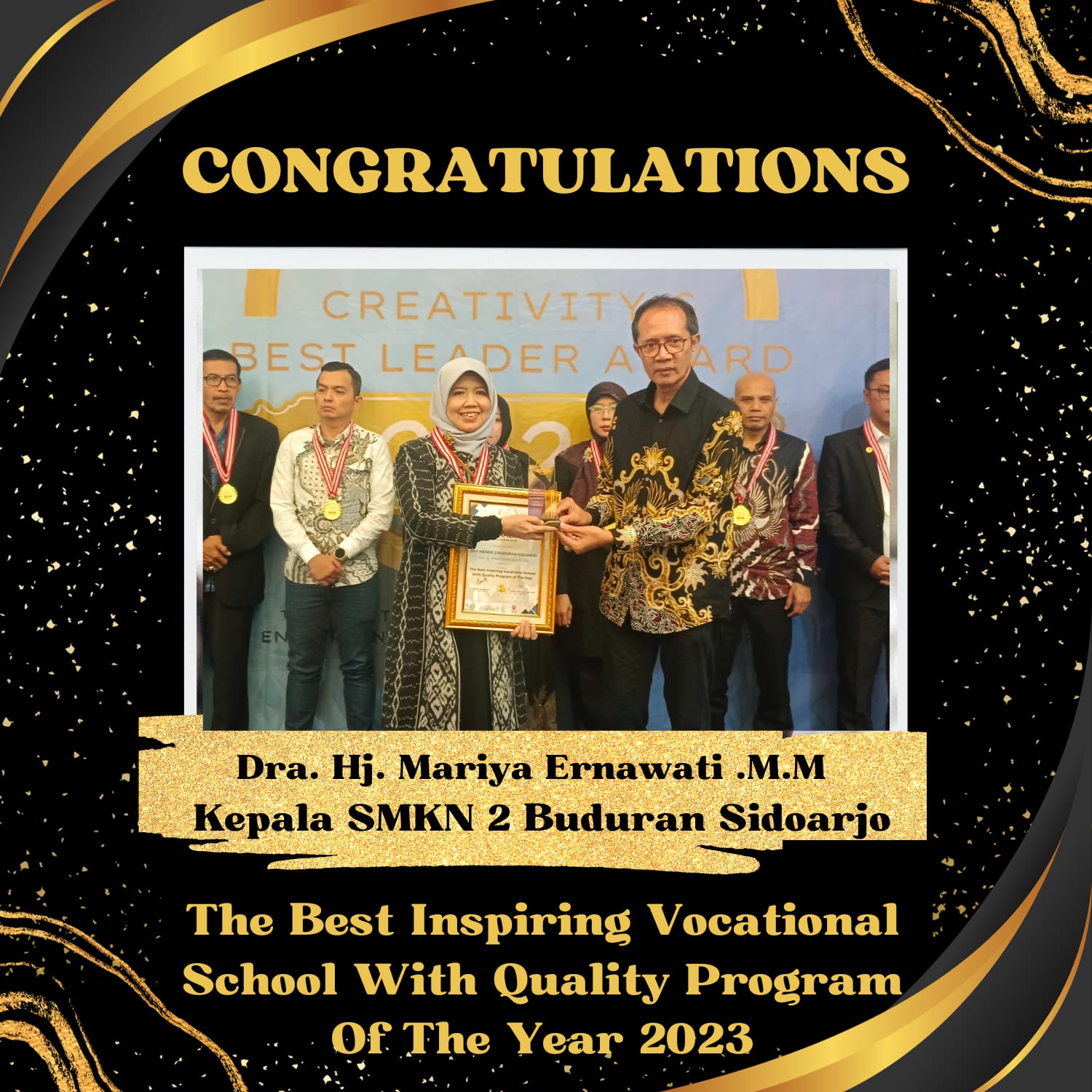 The Best Inspiring Vocational School with Quality Program of The Year 2023