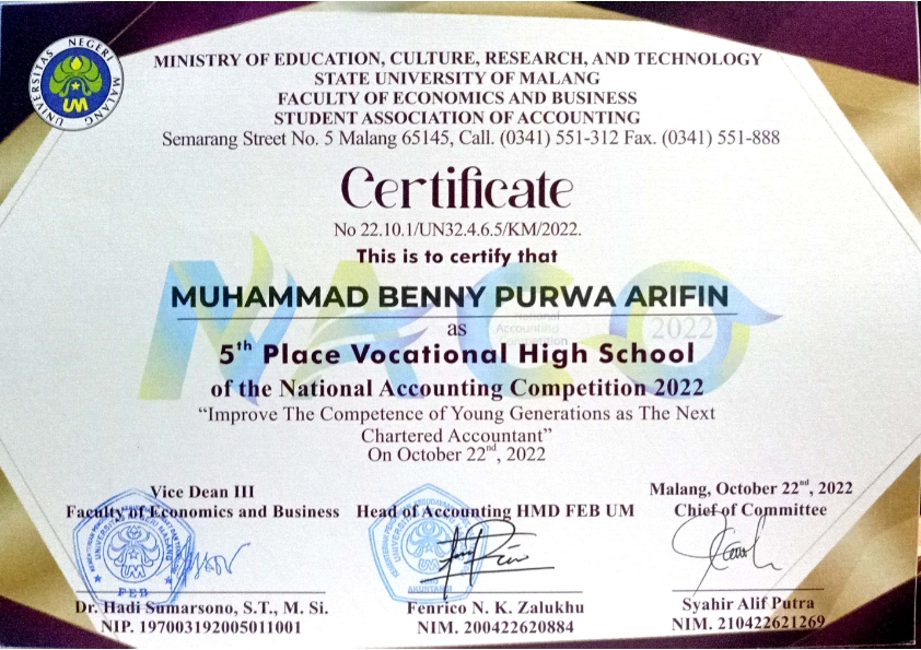 National Accounting Competition 2022