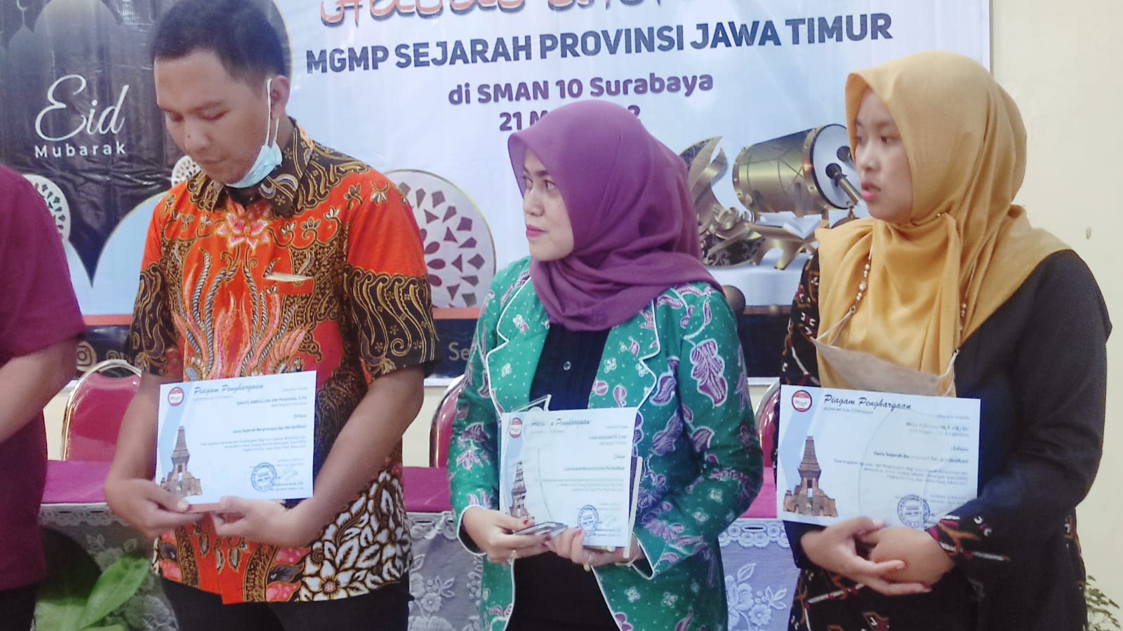 Juara 1 Duta MGMP Sejarah Kota Pasuruan