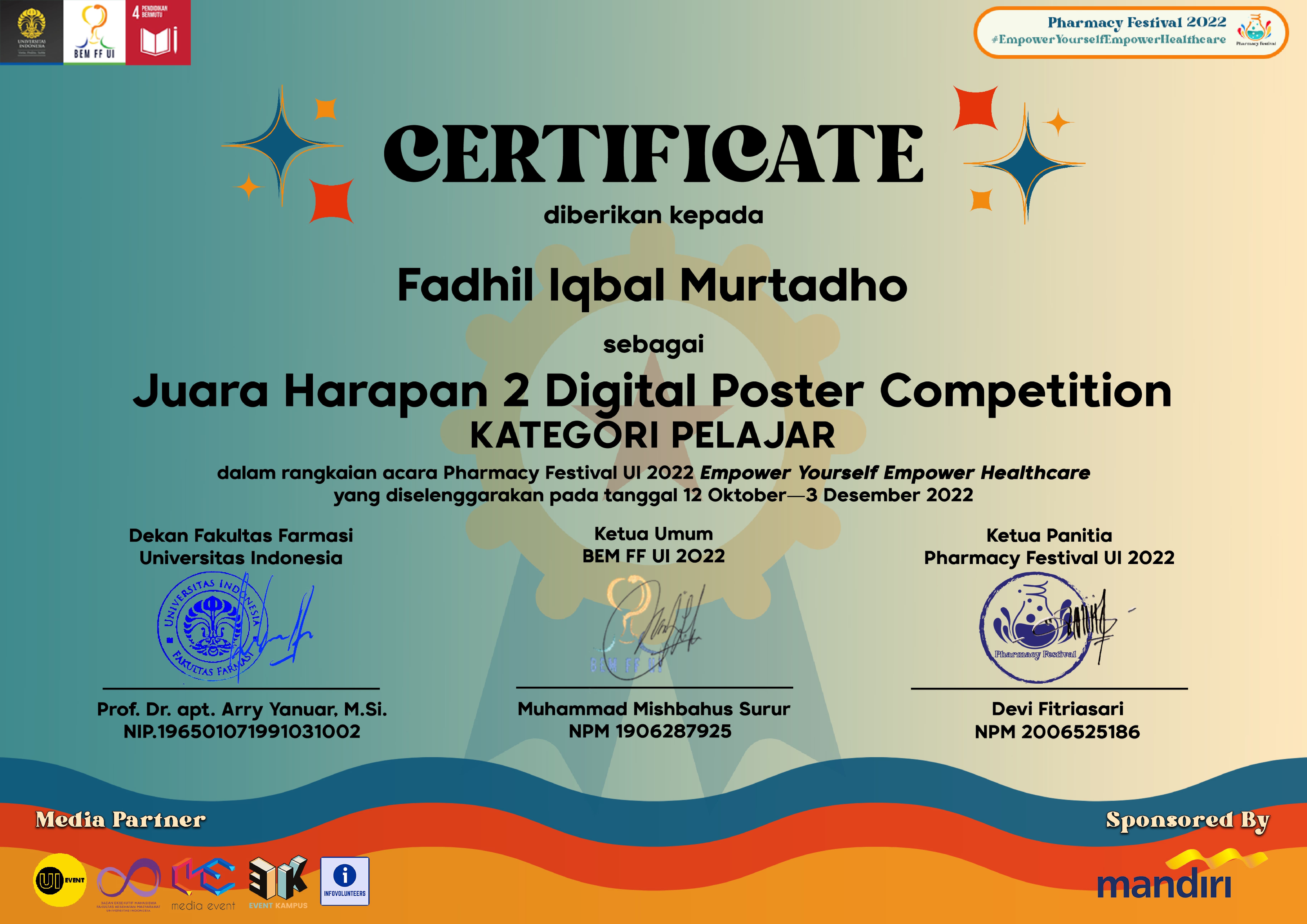 DIGITAL POSTER COMPETITION KATEGORI PELAJAR