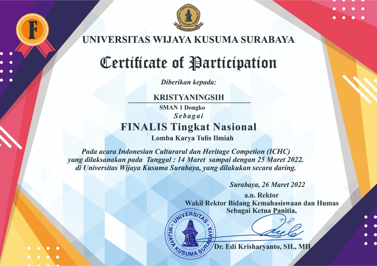 Lomba KIR : ICHC UWK Surabaya