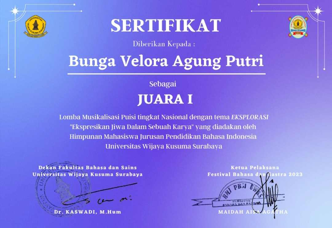 EXPLORASI UNIVERSITAS WIJAYA KUSUMA