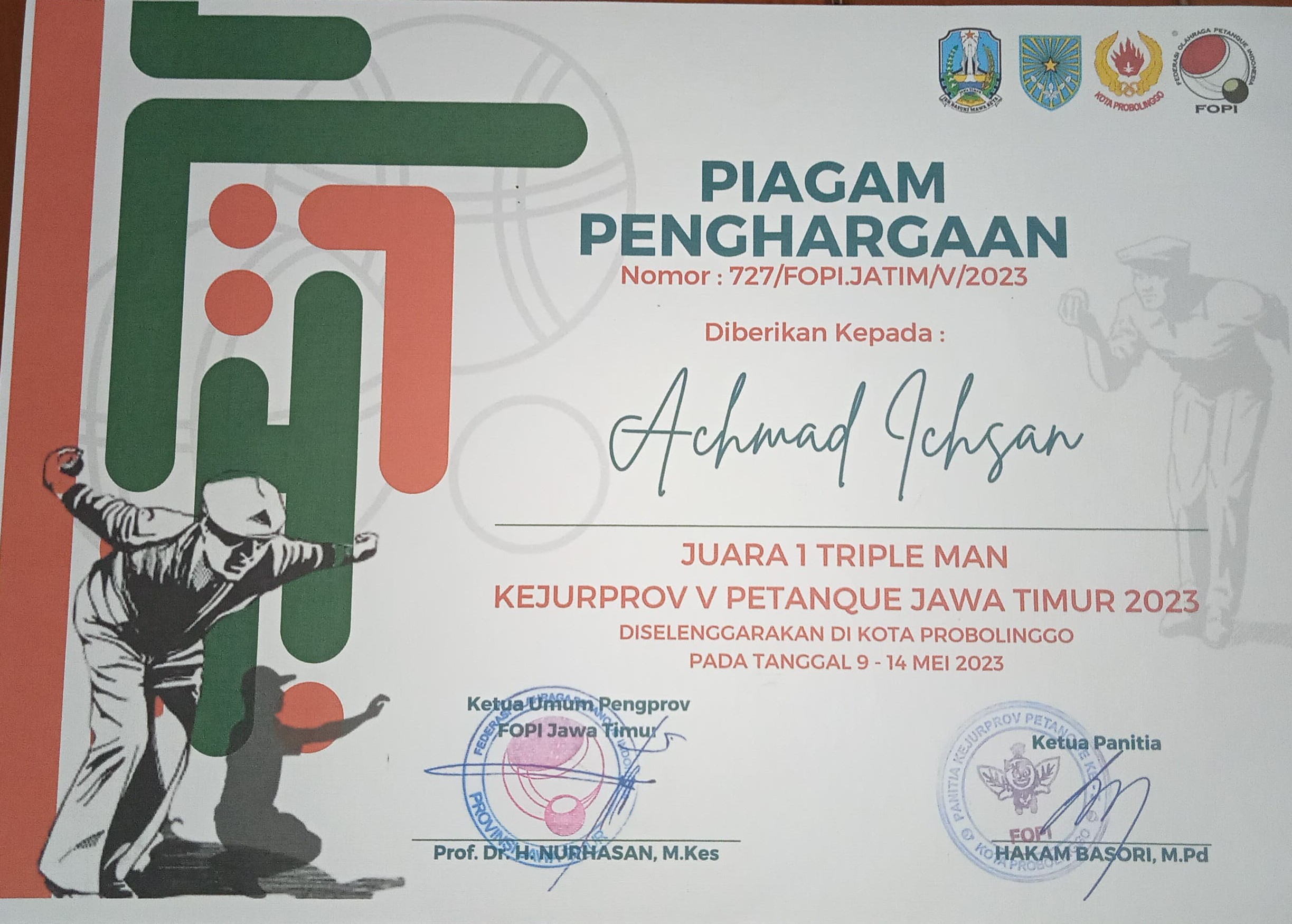 PETANQUE (TRIPLE MAN)