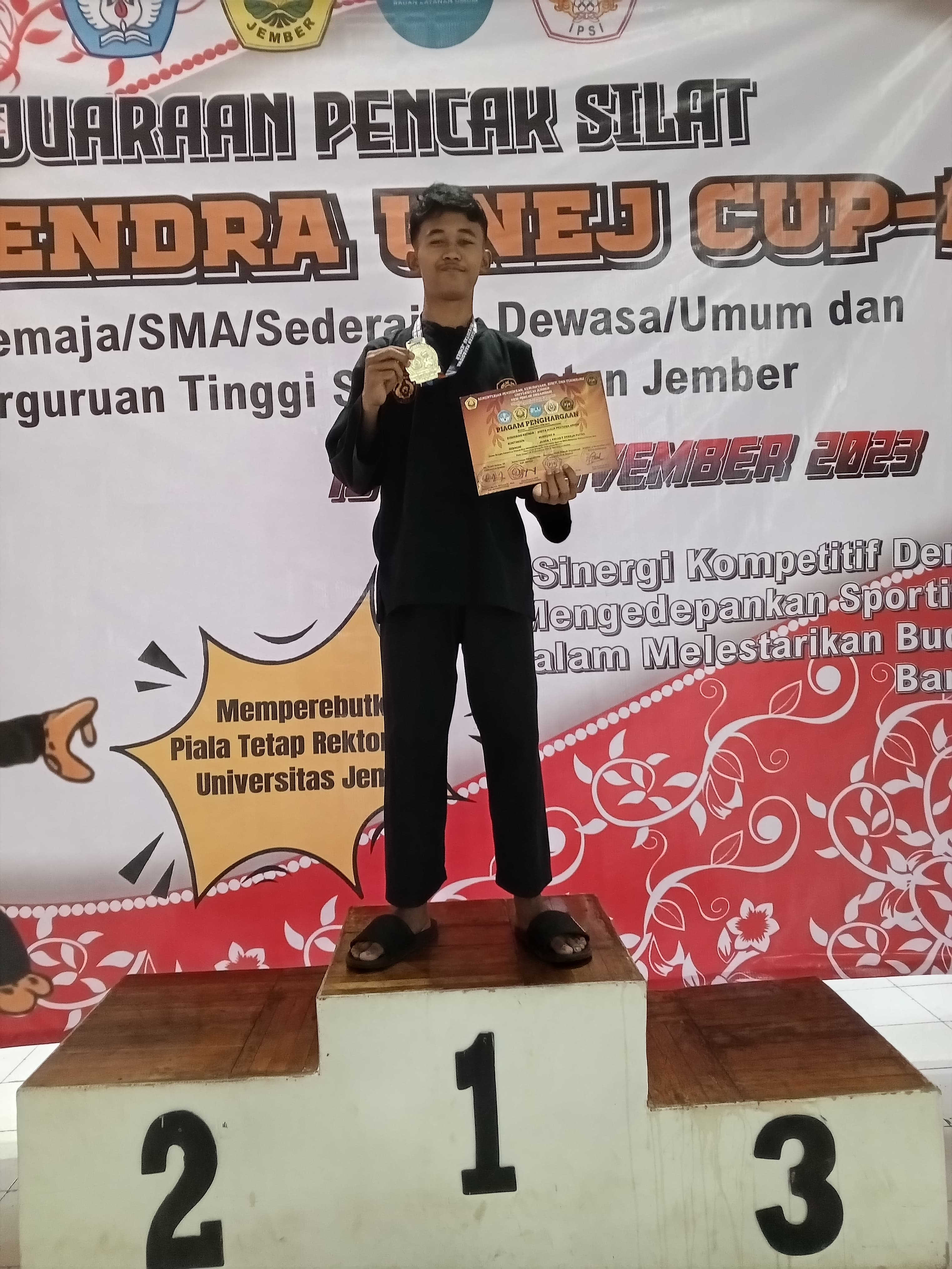 kejuaraan pencak silat bhirendra unej cup 1