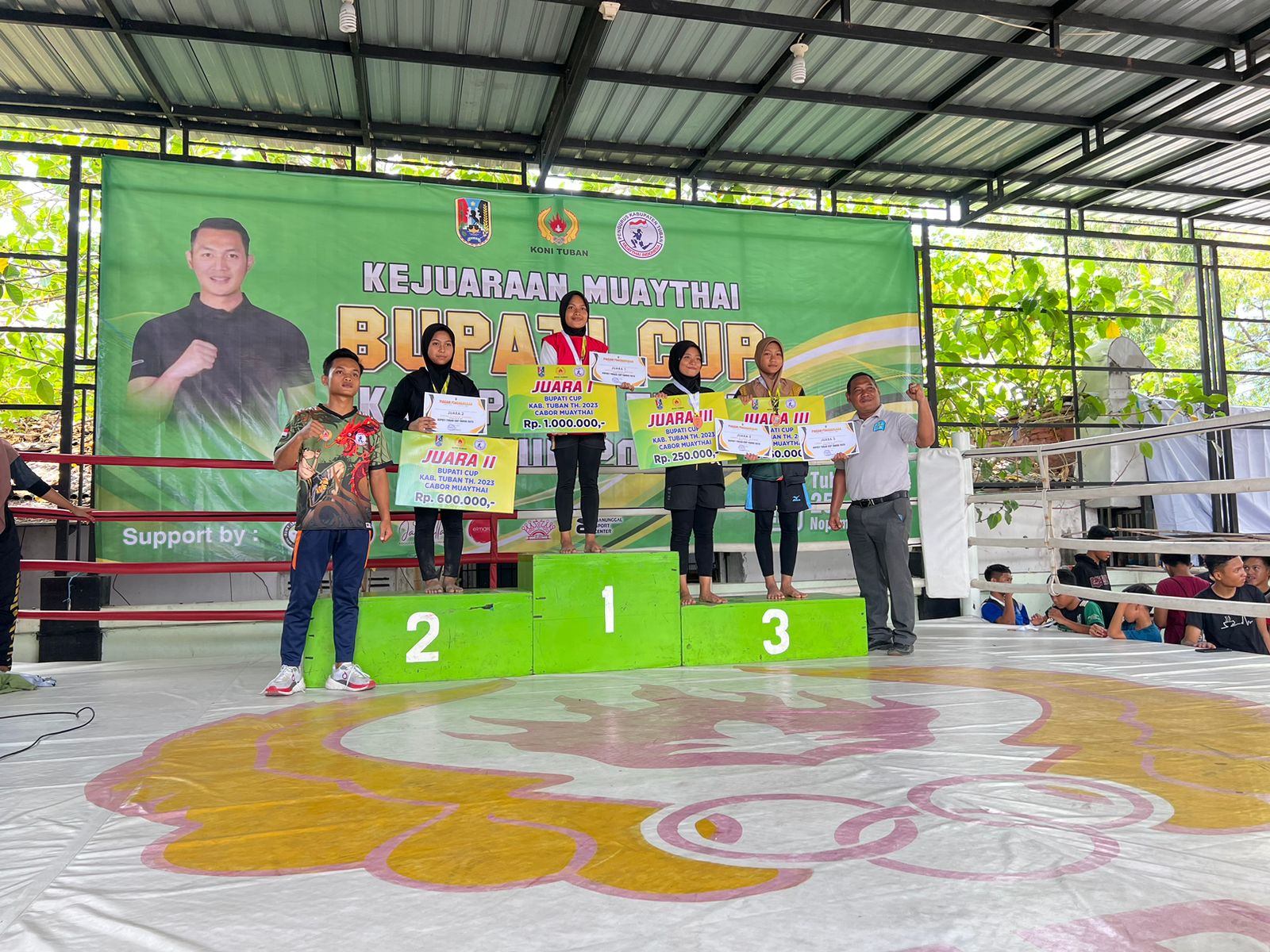  Juara I Cabang Muaythai Bupati Cup 2023