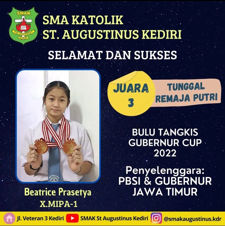 BULU TANGKIS TUNGGAL REMAJA PUTRI