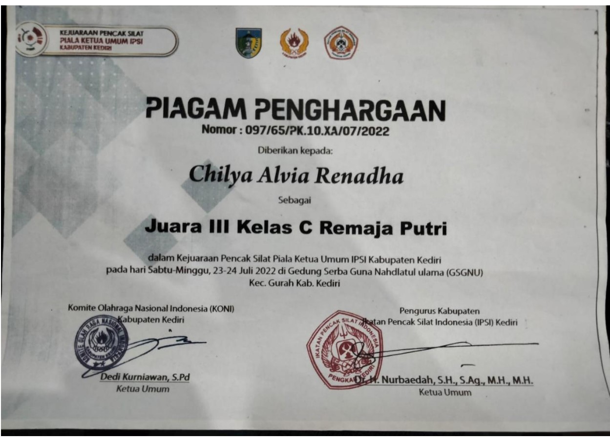 LOMBA PENCAK SILAT IPSI KAB.KEDIRI