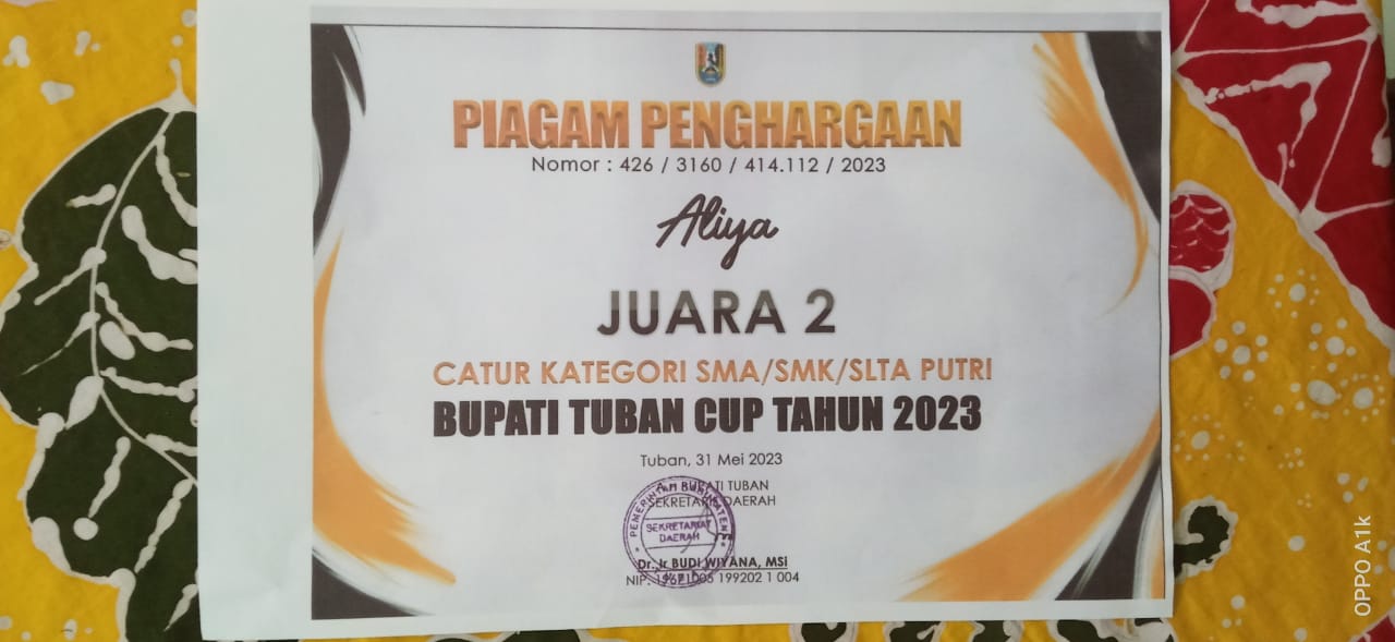 CATUR SMA PUTRI BUPATI CUP TAHUN 2023