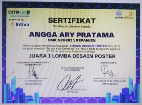 Juara 1 Lomba Desain Poster Nasional Tahun 2022