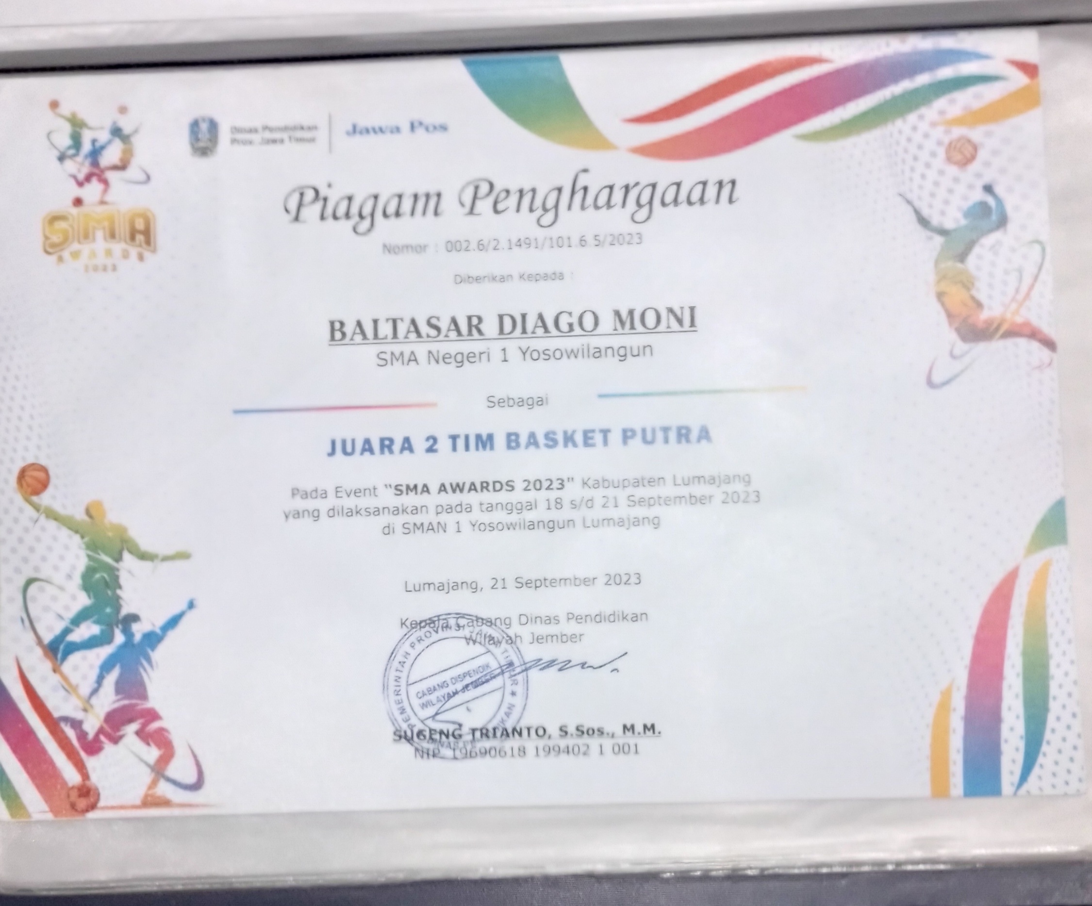 SMA AWARDS 2023 BASKET PUTRA