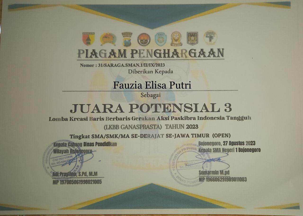 Lomba kreasi baris berbaris gerakan aksi paskibra indonesia tangguh ( LKBB GANASPRASTA ) tahun 2023 