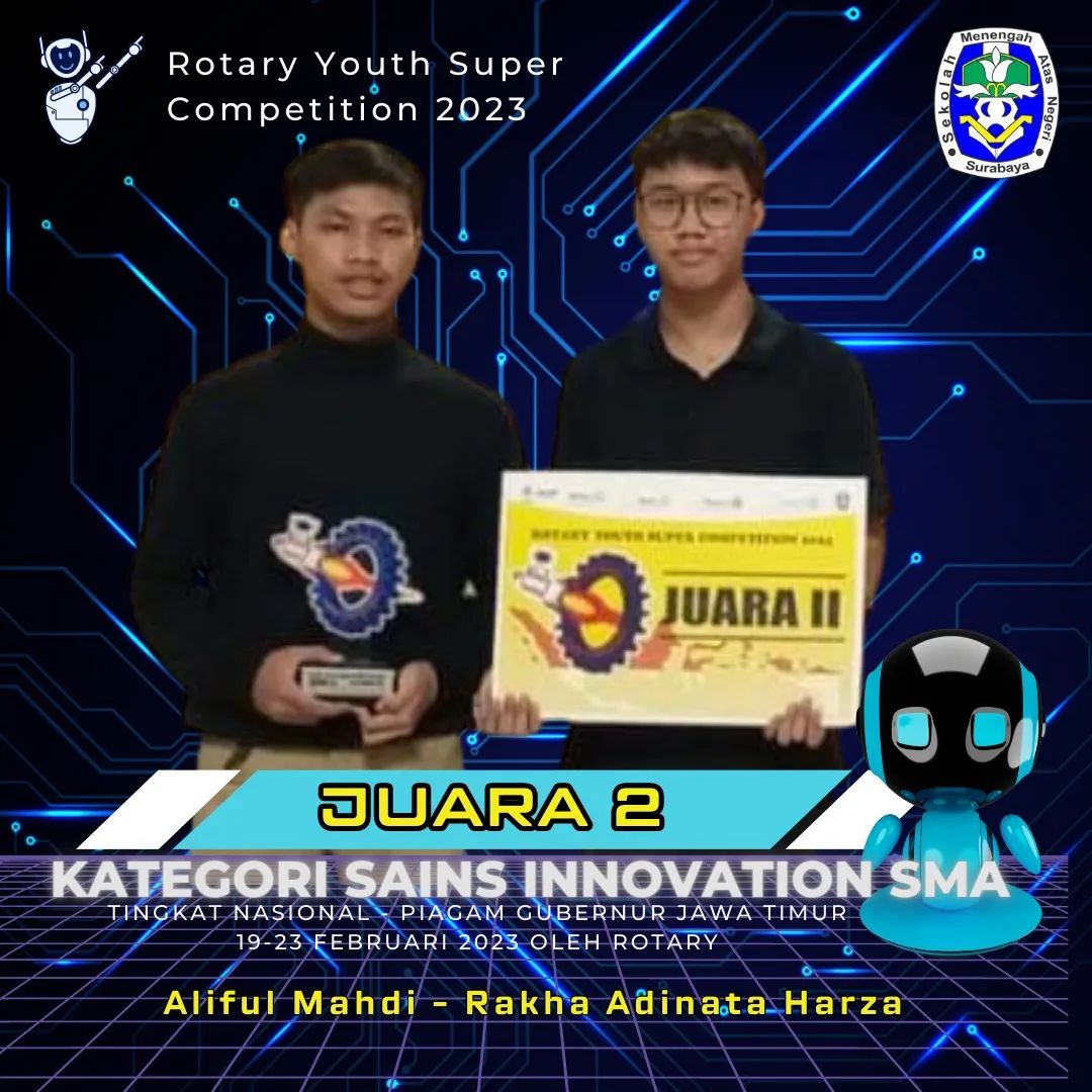 Lomba Robotika Tingkat Nasional Rotary Youth Super Competition 2023, kategori Sains Innovation SMA