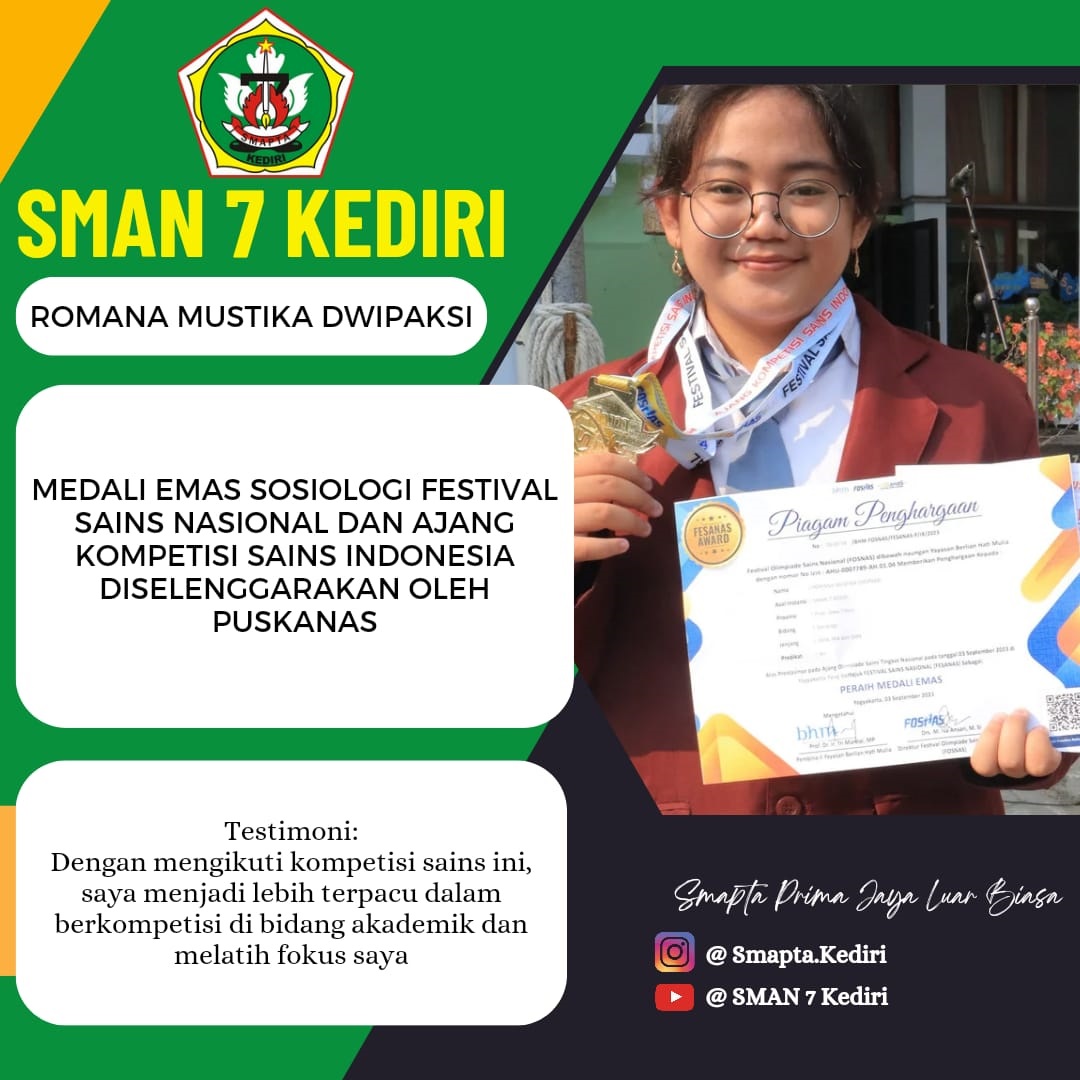 SOSIOLOGI FESTIFAL SAINS NASIONAL DAN AJANG KOMPETISI SAINS