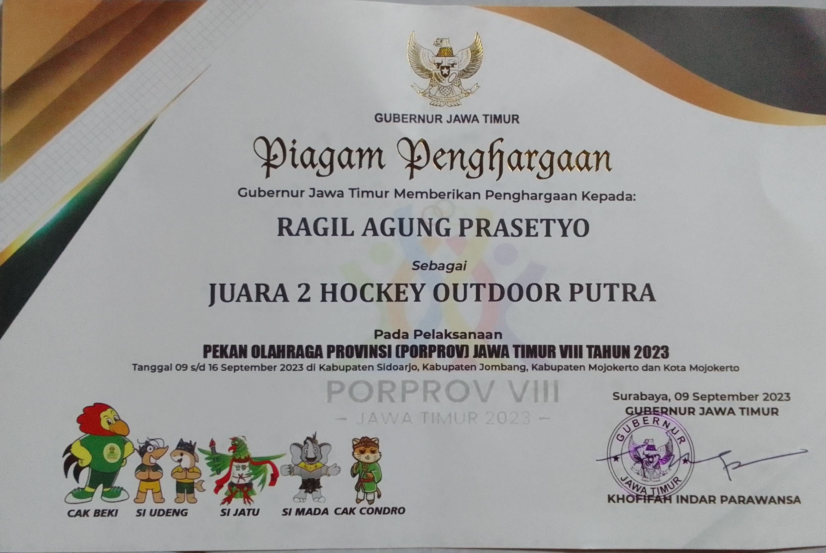 JUARA 2 HOCKEY OUTDOOR PUTRA