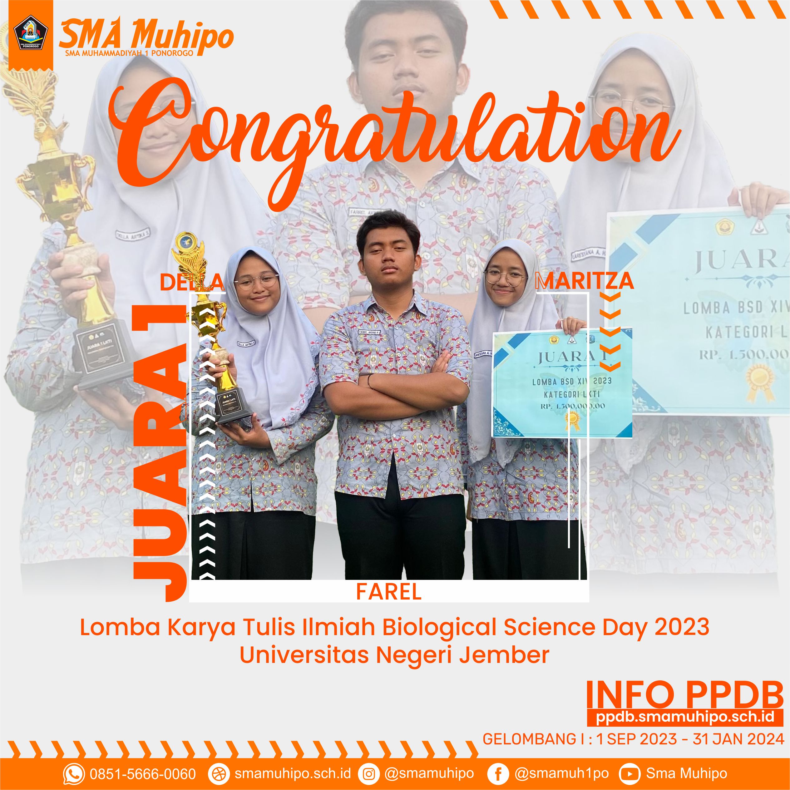 Lomba Karya Tulis Ilmiah Biological Science Day 2023 UNEJ