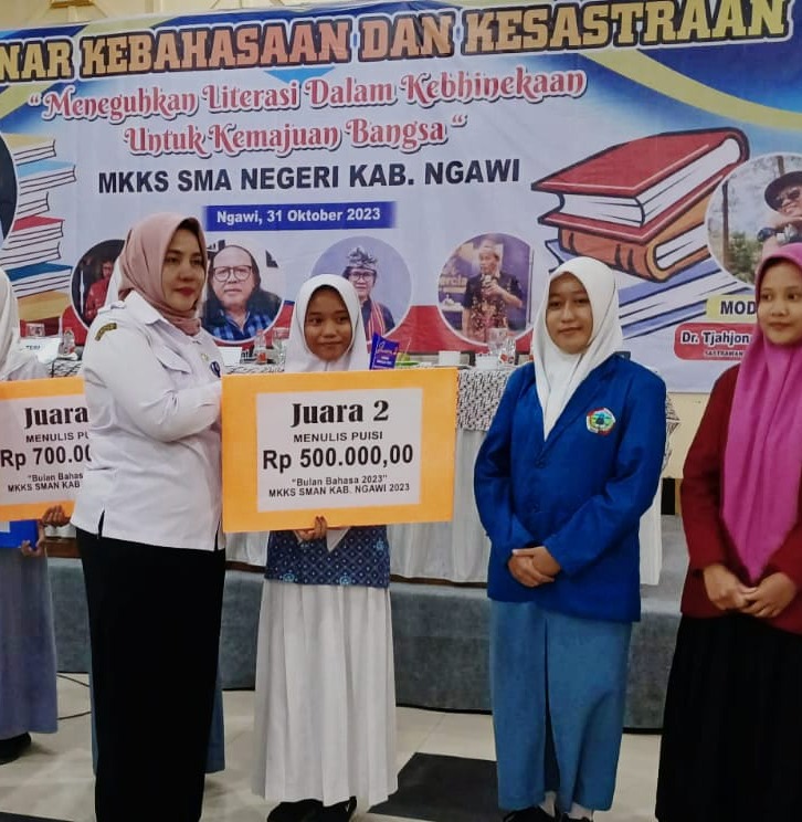 Lomba Menulis  puisi tingkat SMA/SMK SE-eks Karisidenan Madiun dalam rangka Bulan Bahasa