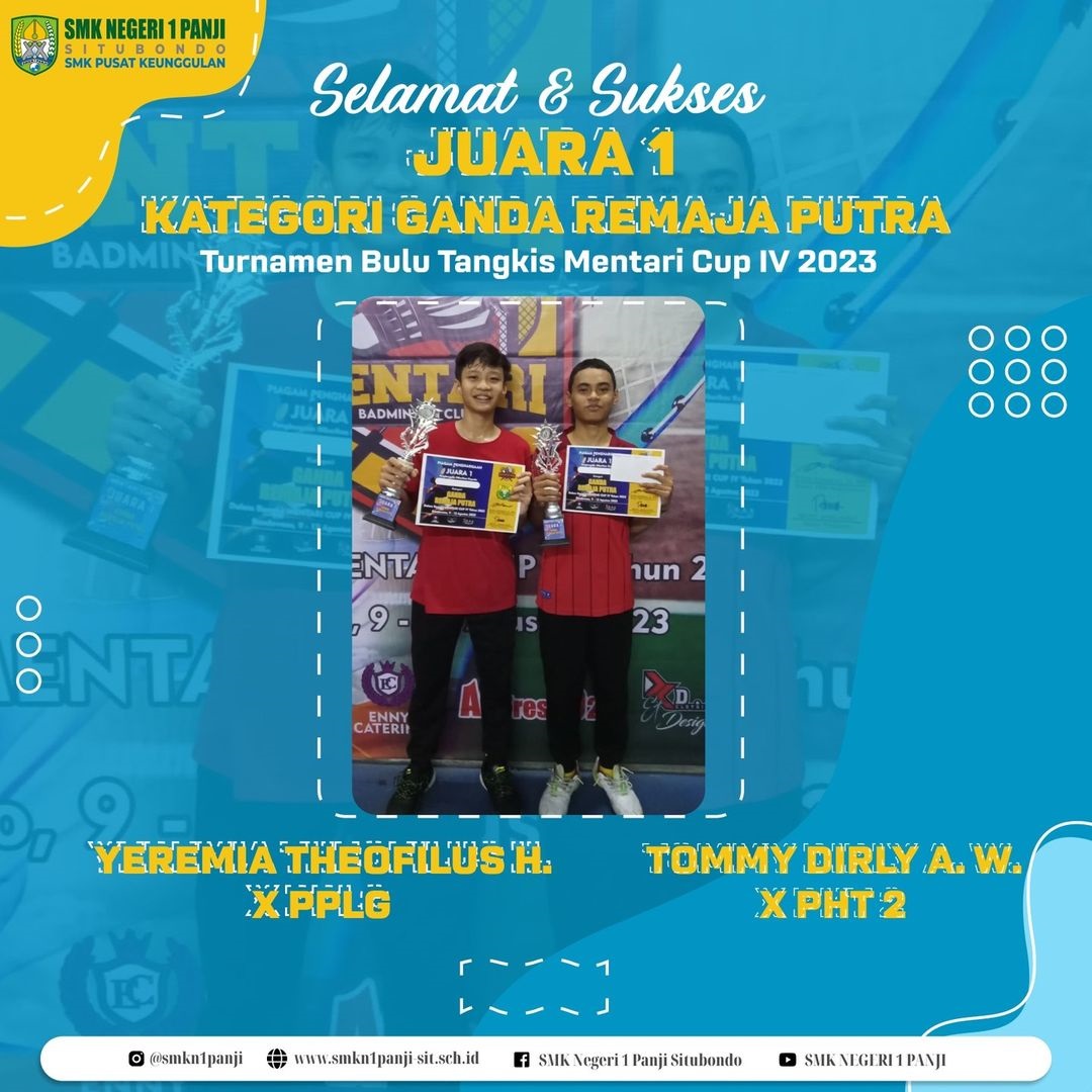 Turnamen Bulu Tangkis Mentari Cup IV