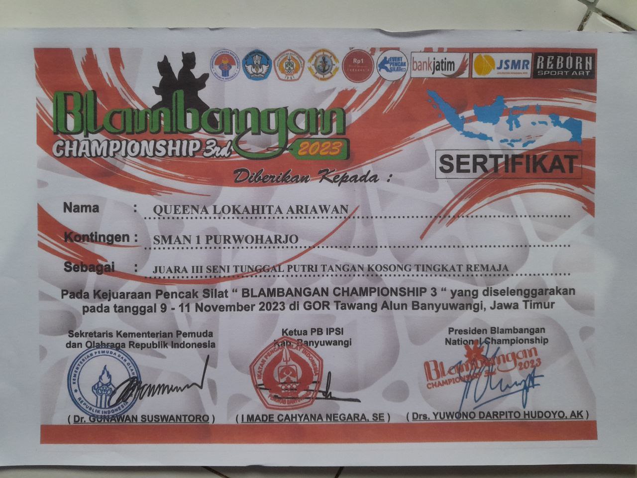 BLAMBANGAN CHAMPIONSHIP 3