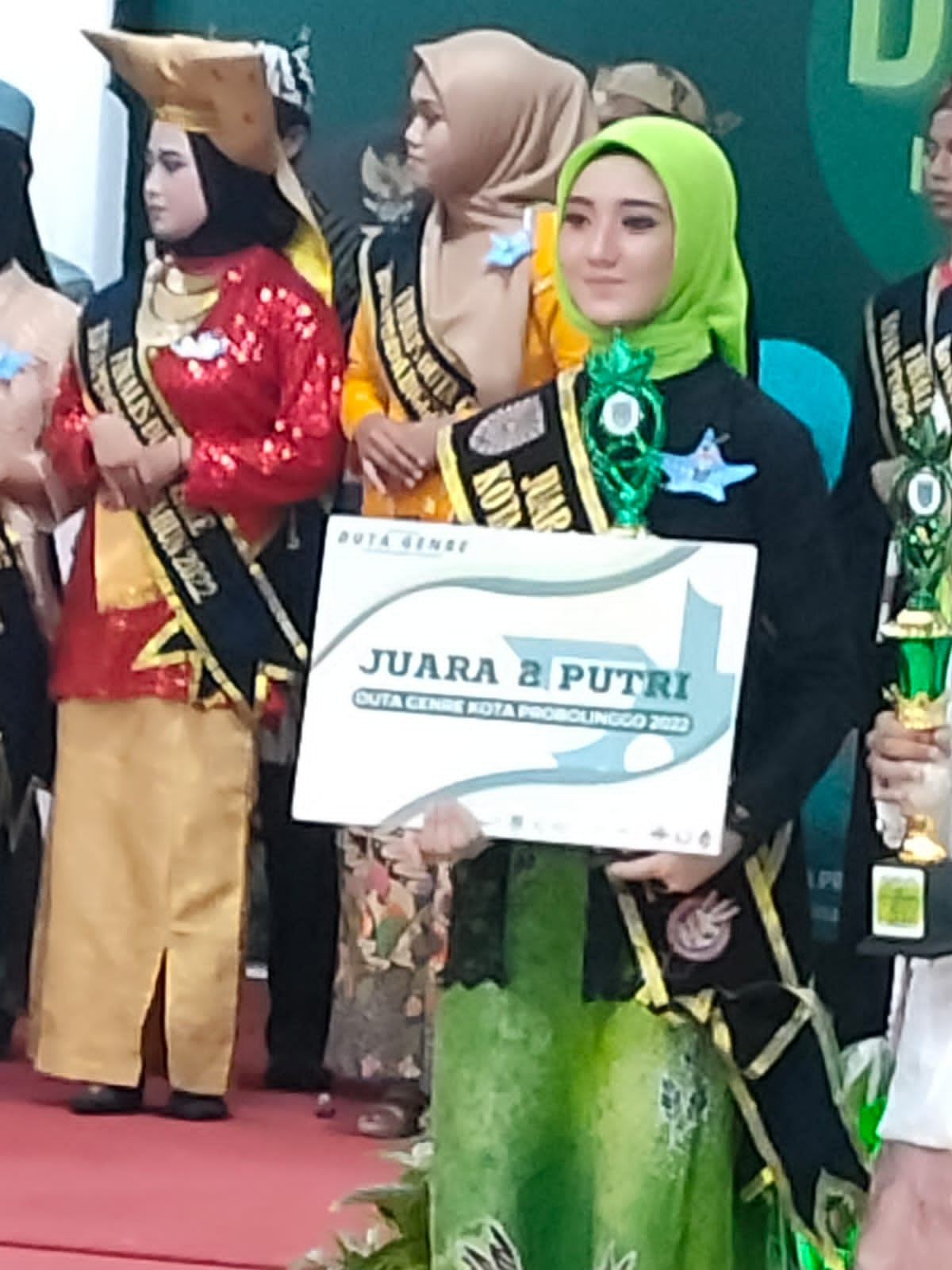 Juara 2 Putri Duta Genre Kota Probolinggo 2022