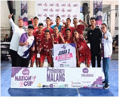 Juara 2 Turnamen Futsal AXIS Nation Cup Region Jawa Timur Tahun 2023