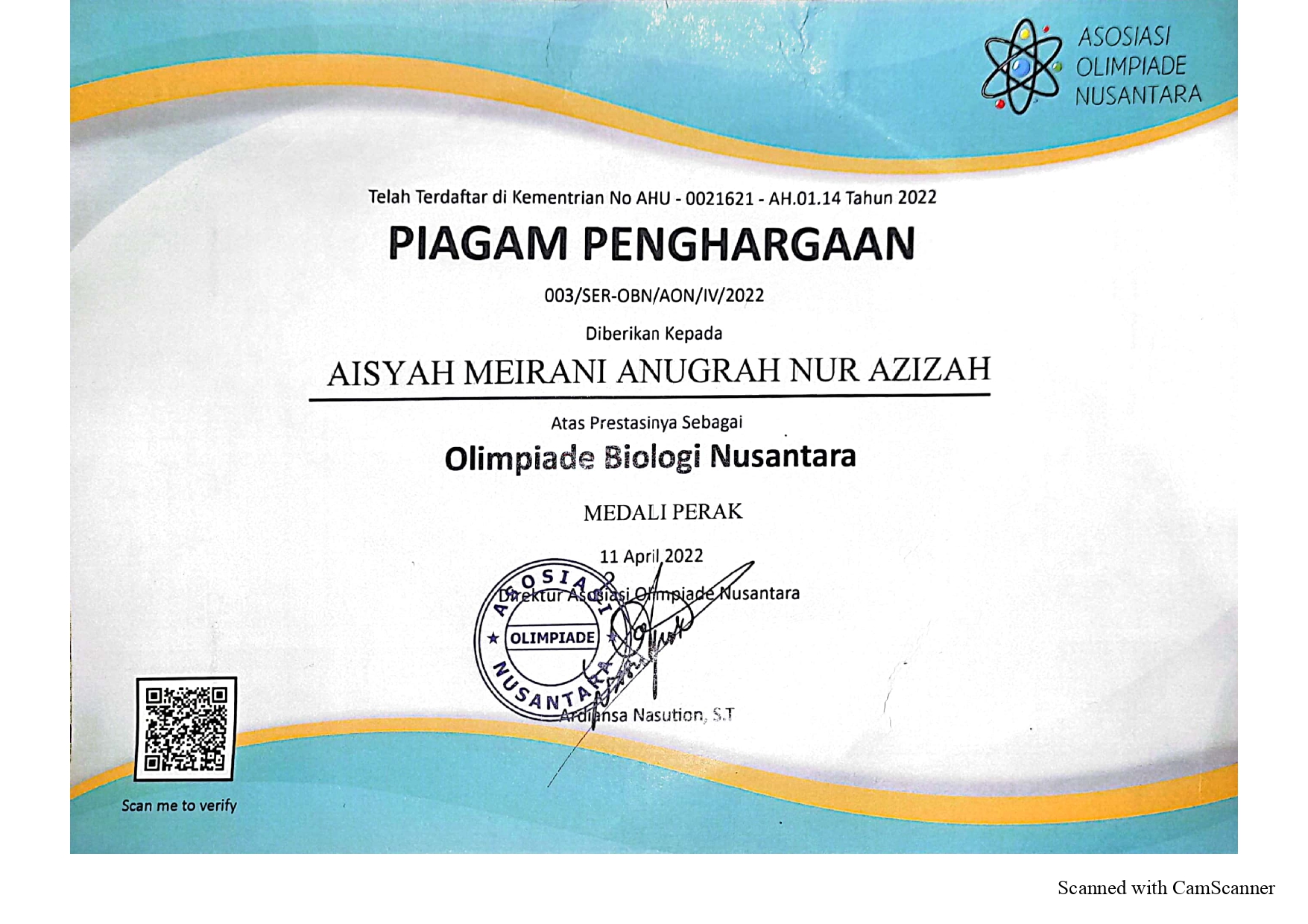 Olimpiade Biologi Nusantara