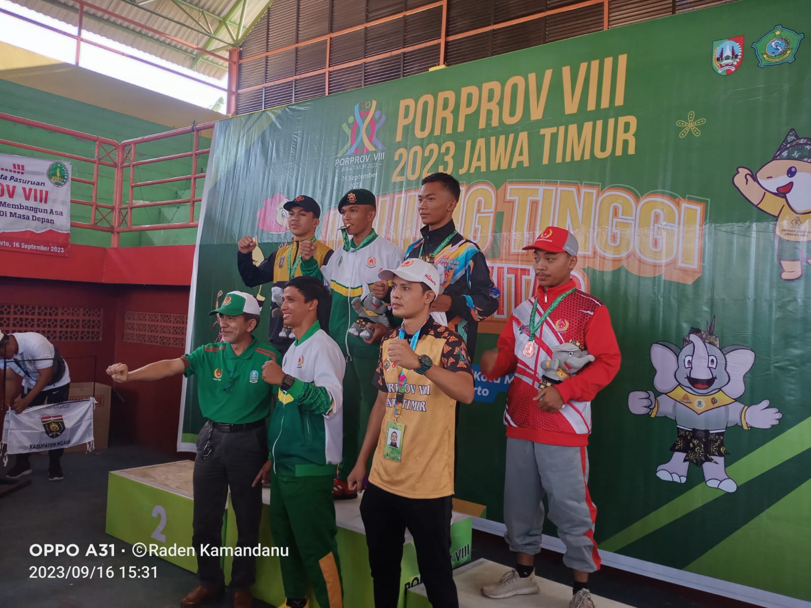 Pekan Olahraga Provinsi (Porprov) Jawa Timur Cabang Olahraga IBCA MMA Oktagon 57kg.