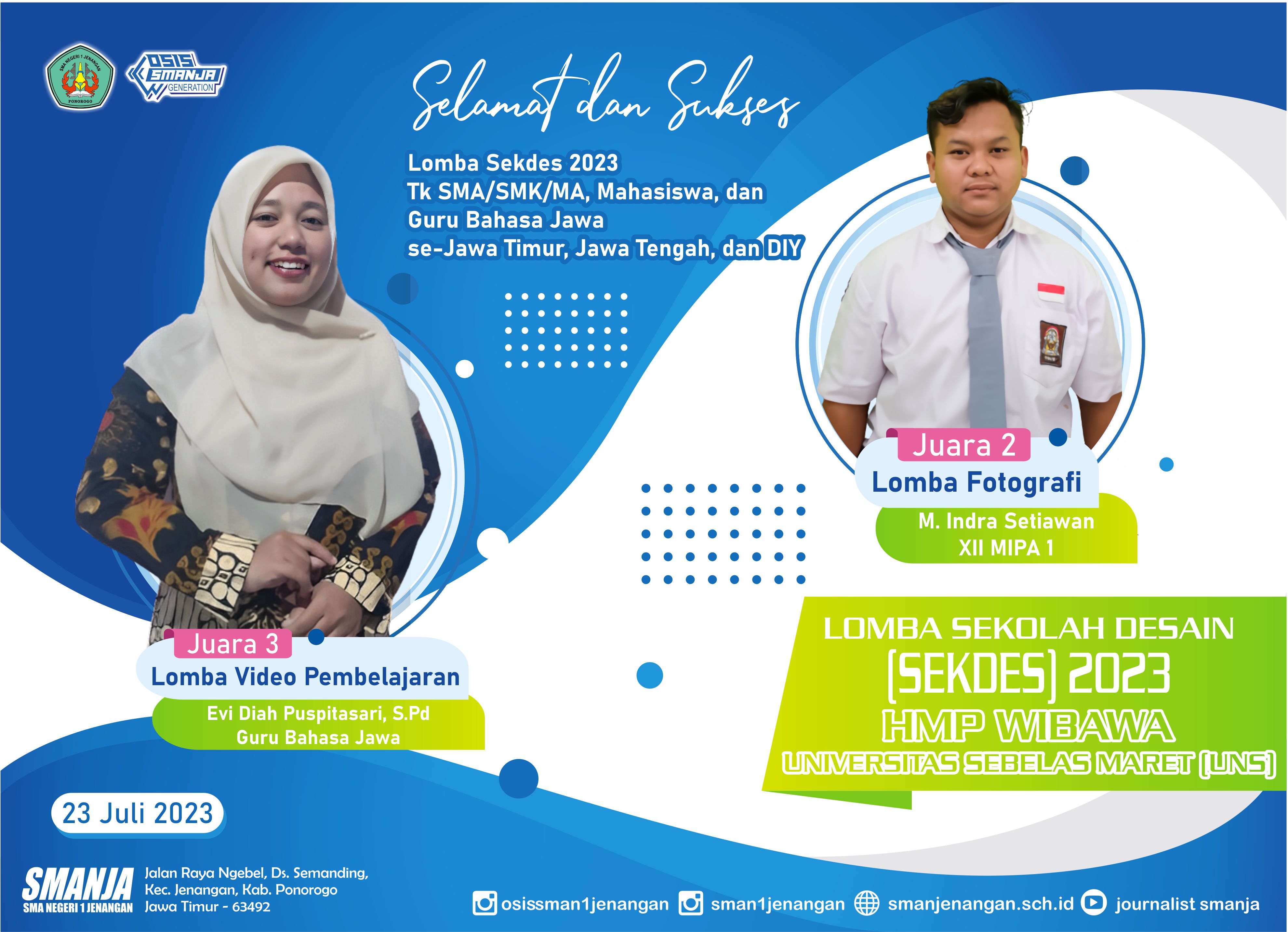 Lomba Fotografi Lomba Sekolah Desain (SEKDES) 2023 HMP Wibawa 