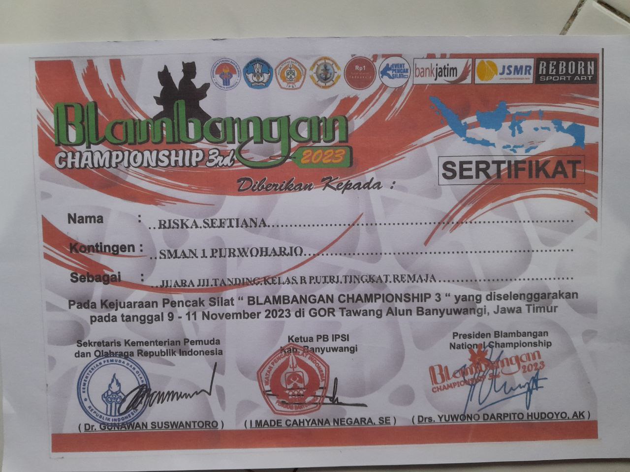 BLAMBANGAN CHAMPIONSHIP 3