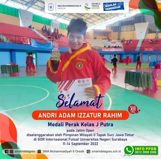 MEDALI PERAK KELAS J PUTRA PADA JATIM OPEN DISELENGGARAKAN 