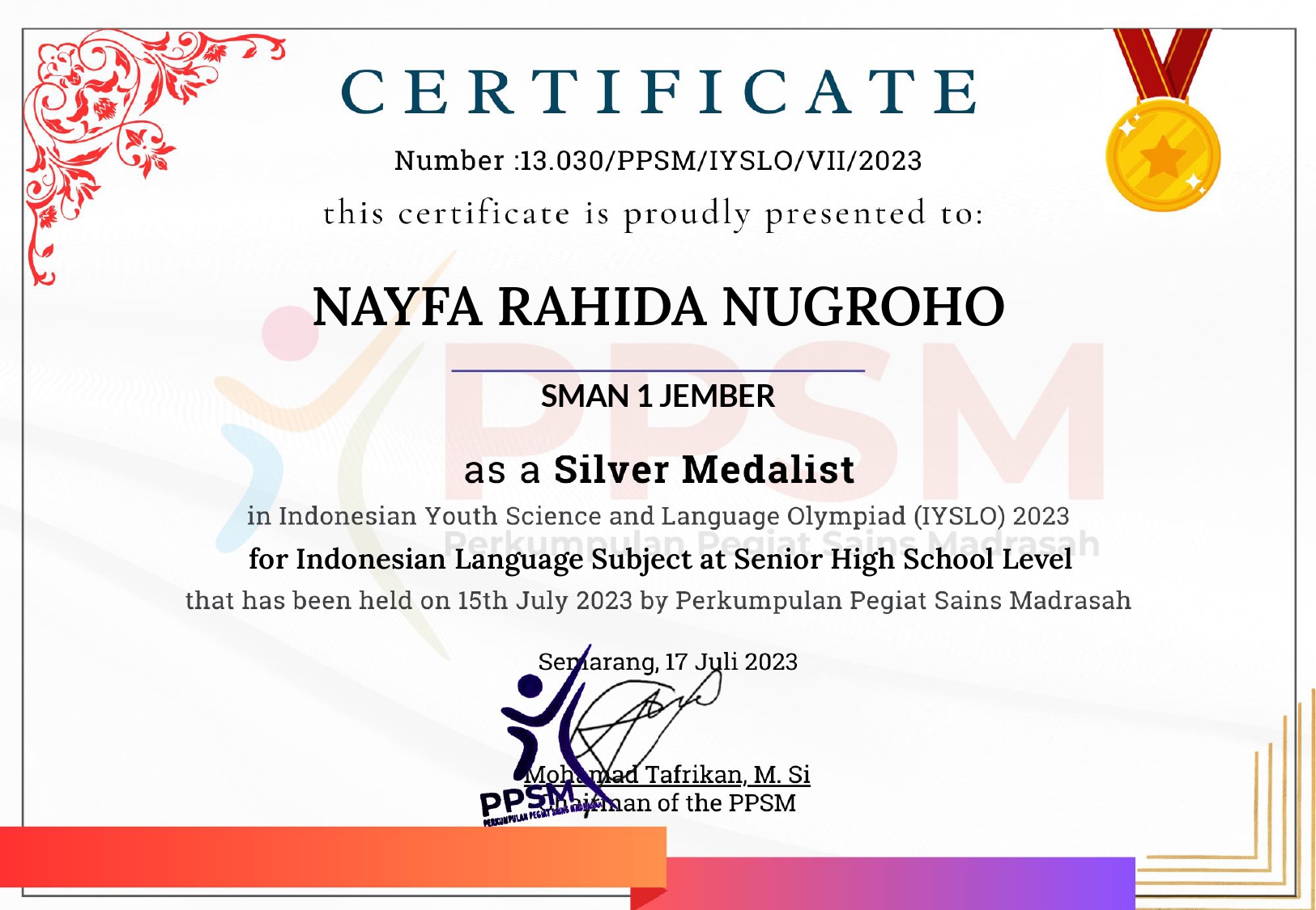 Indonesian Youth Science and Language Olympiad (IYSLO) 2023 For Indonesian Language Subject at Senior High School Level  