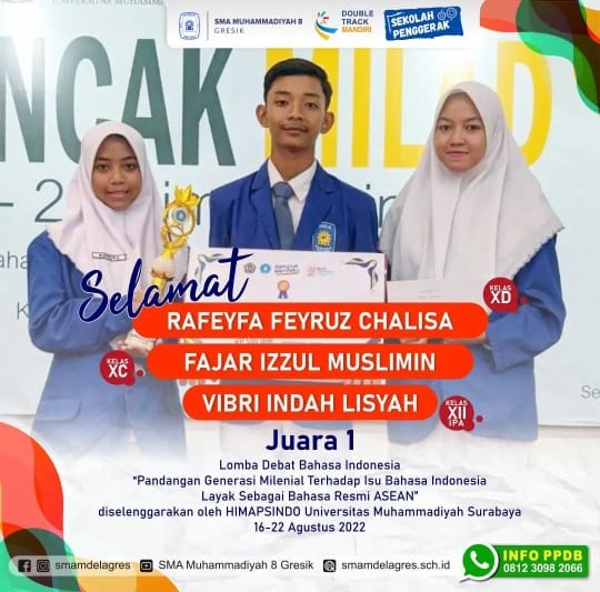 JUARA 1 LOMBA DEBAT BAHASA INDONESIA 